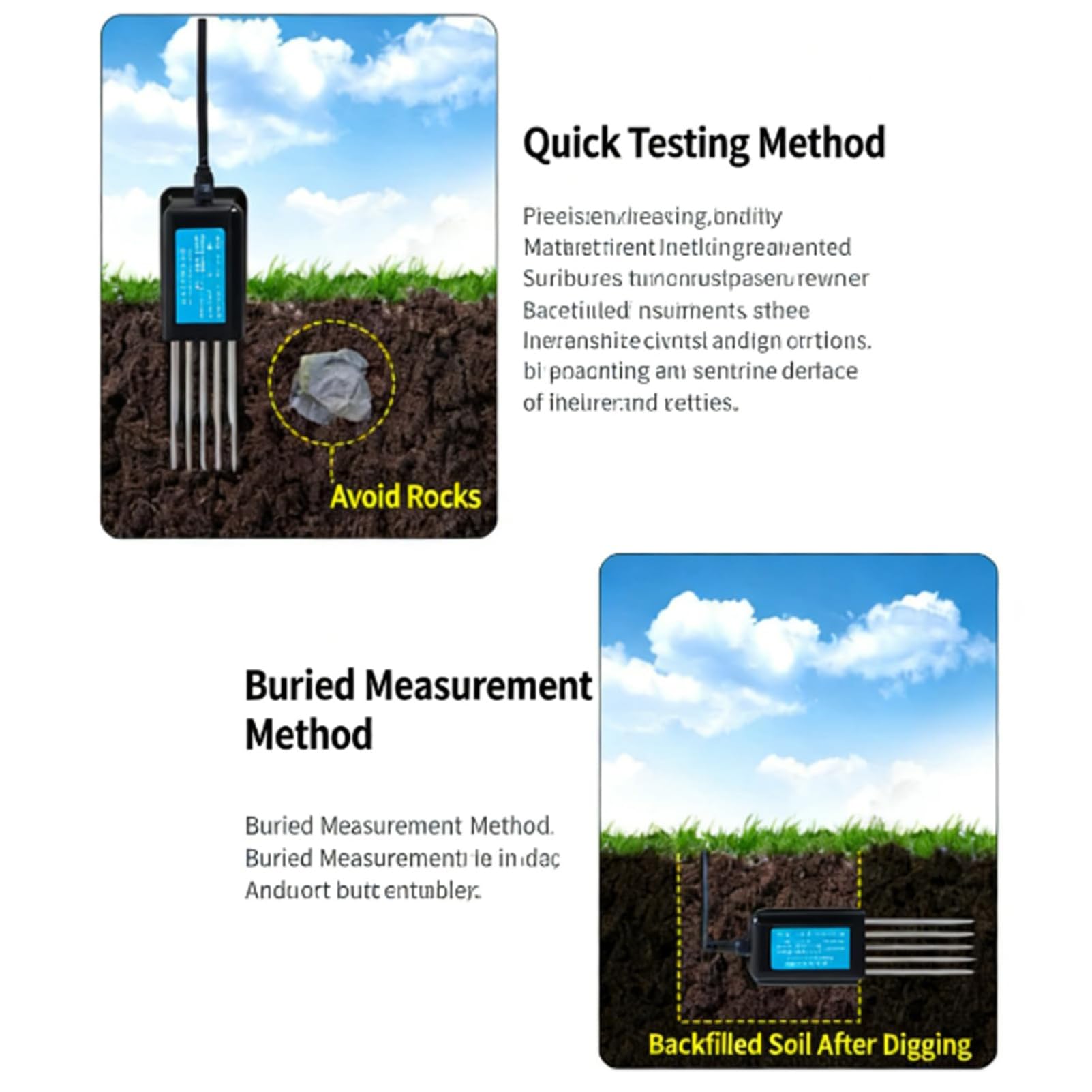 Tester Del Suolo, Analizzatore Del Suolo Usb, Tester Digitale Npk (azoto, Fosforo, Potassio), Ph, Umidità, Conducibilità Elettrica (ec) Per App Android, Test Di Fertilità Del Suolo Per Giardino