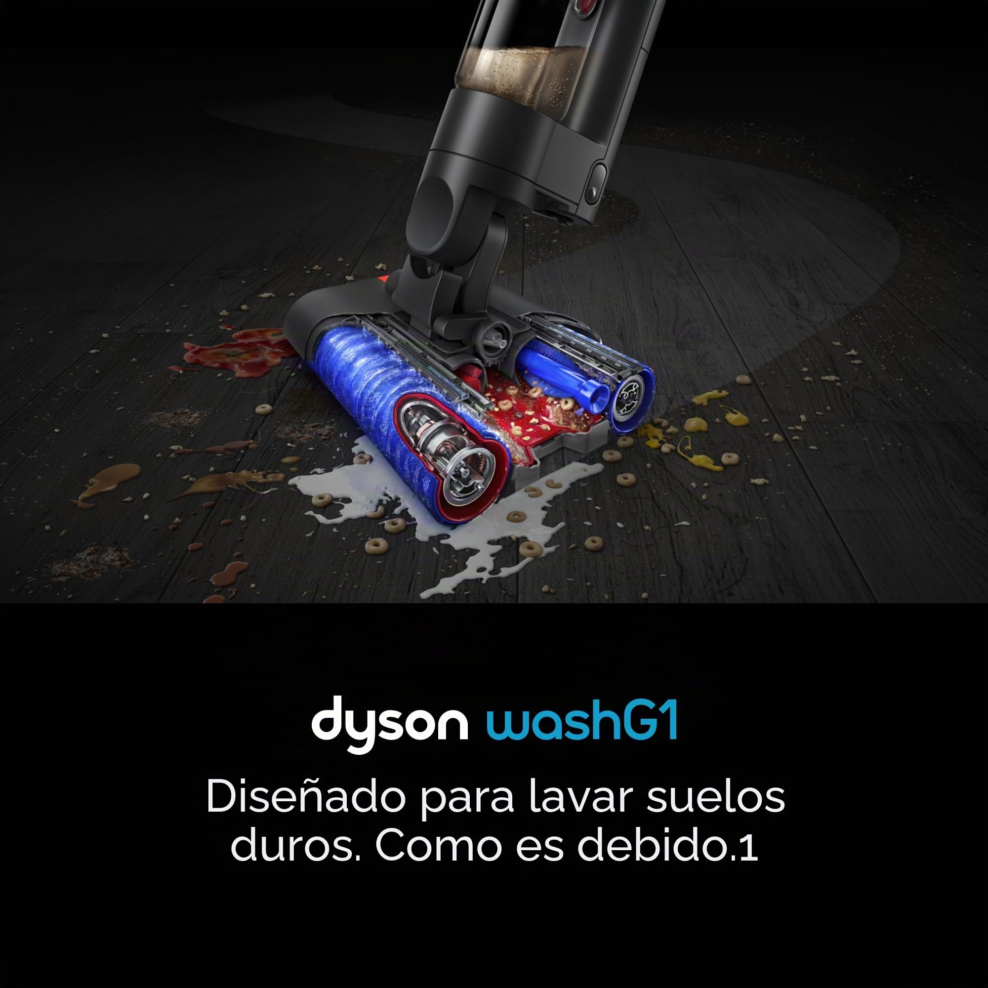 Dyson Aspiradora húmeda WashG1 (Negro Mate/Ultra Azul)