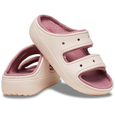 Crocs Classic Cozzzy Towel Sandal Shoes Quartz