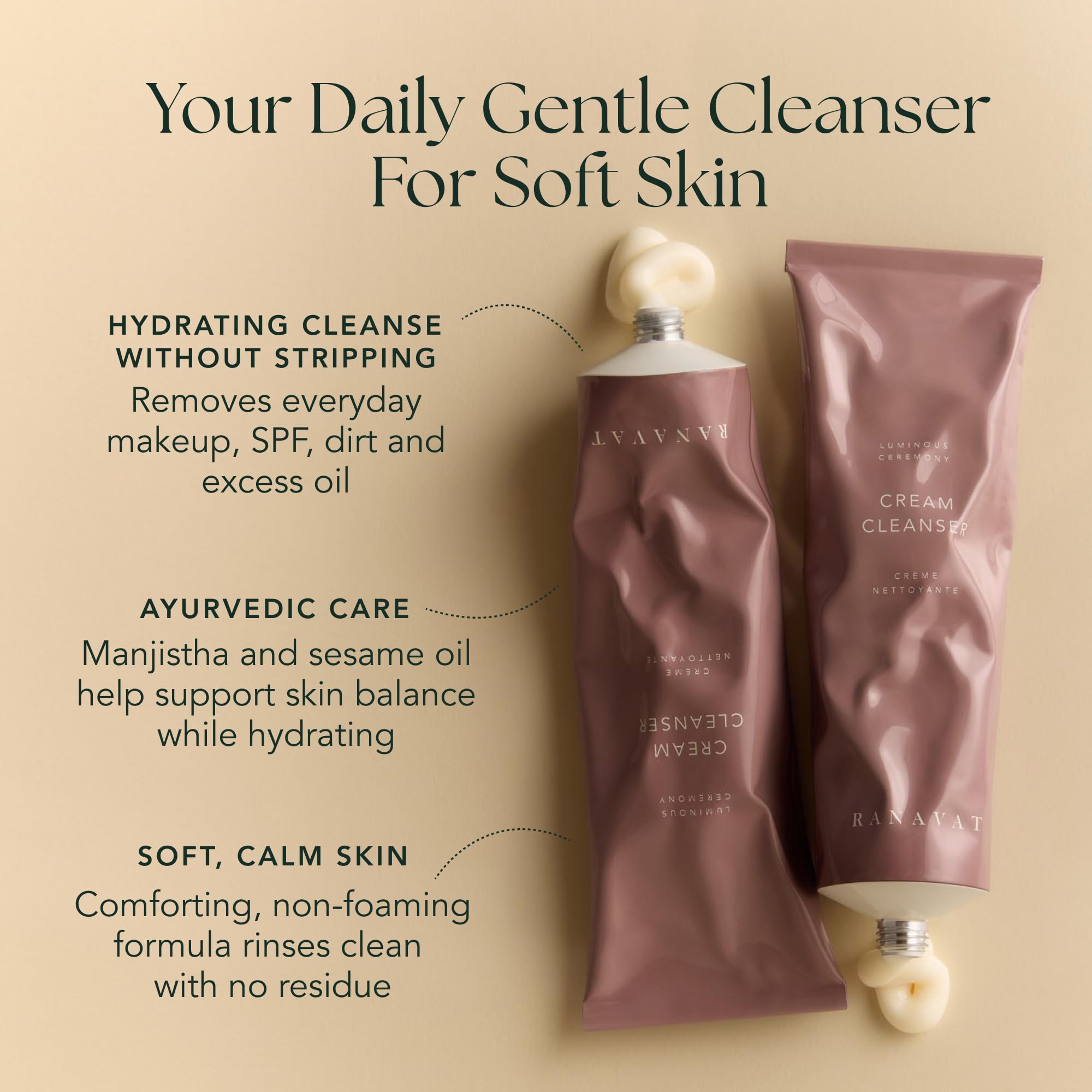 Ranavat - Luminous Ceremony Cream Cleanser - Crème Nettoyante Visage - 100 ml
