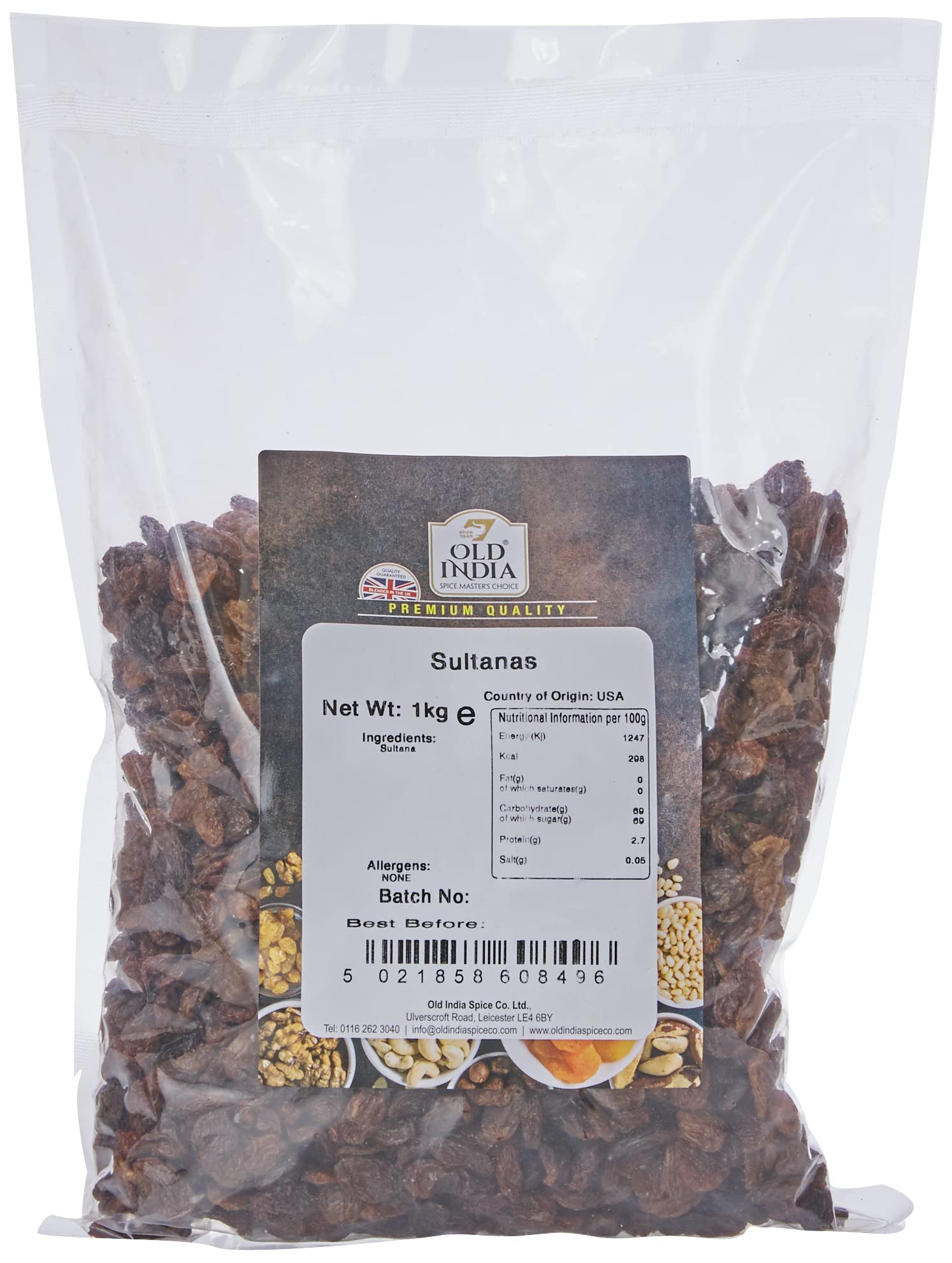 Old India Sultanas 1kg