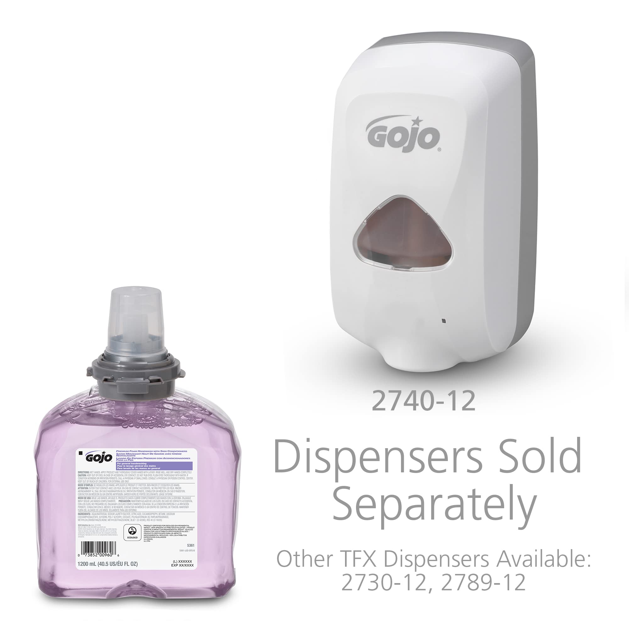 GOJO TFX Foam Handwash Refill with Skin Conditioners