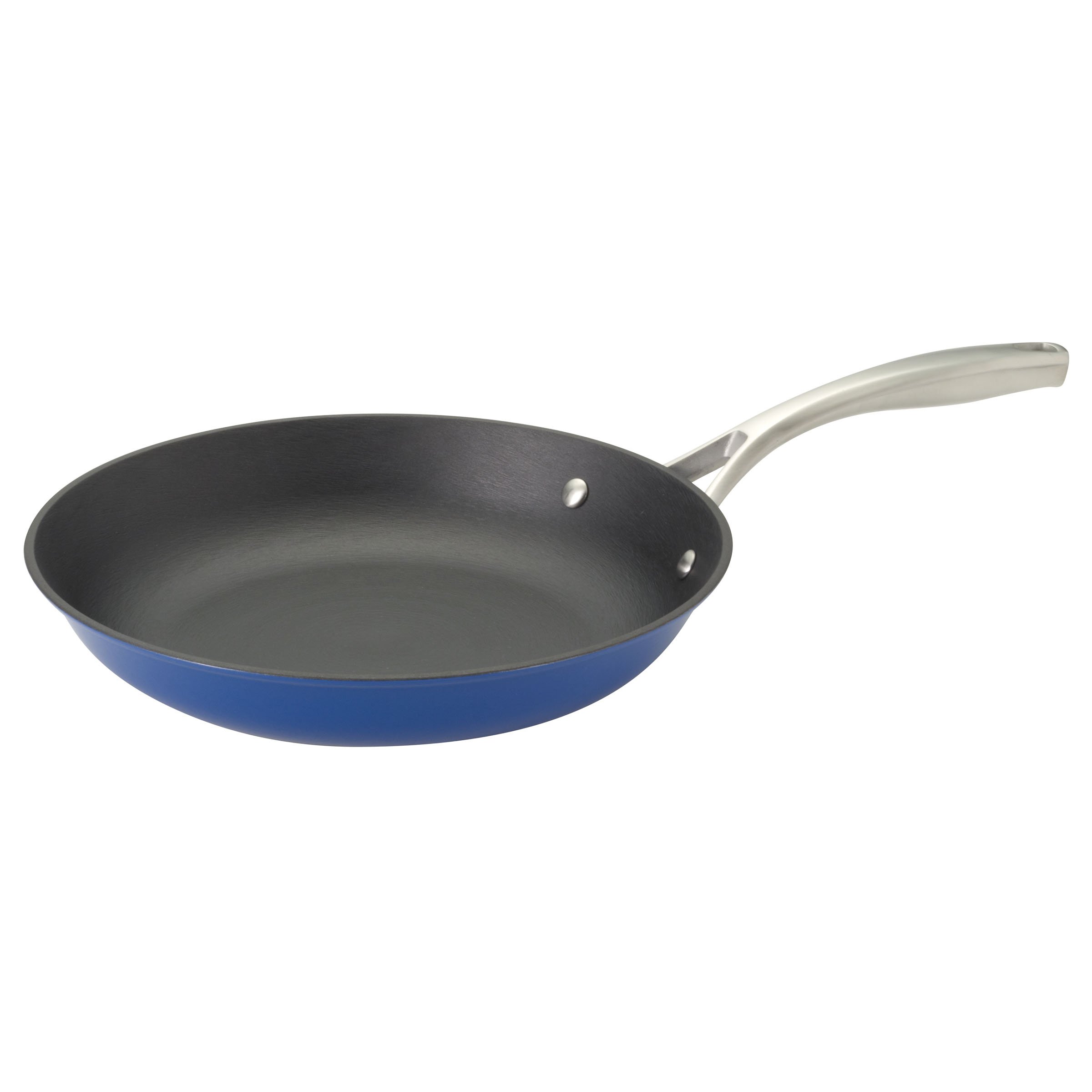 Guy Fieri Light Weight Cast Iron 12-Inch Fry Pan, Blue