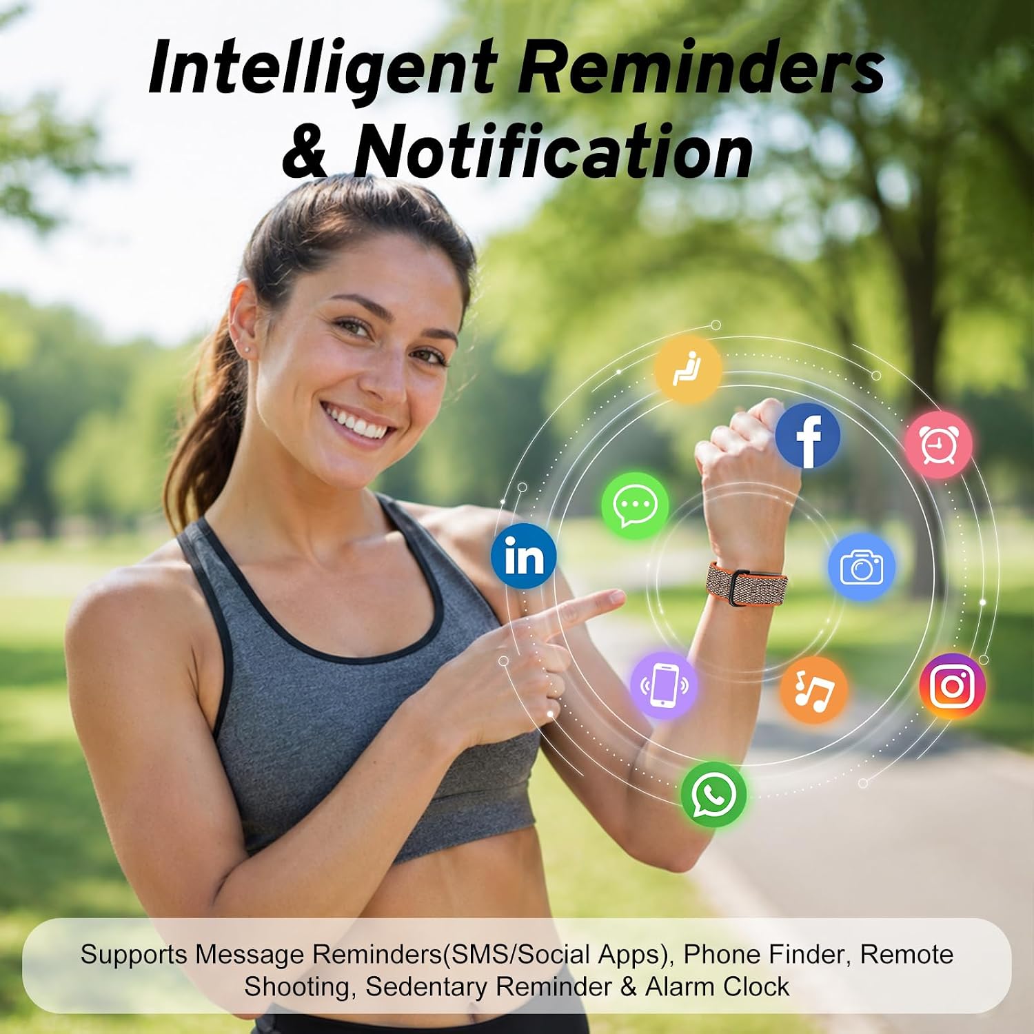 Screenless Activity Tracker 24/7 Health & Fitness trackers for Women & Men 9