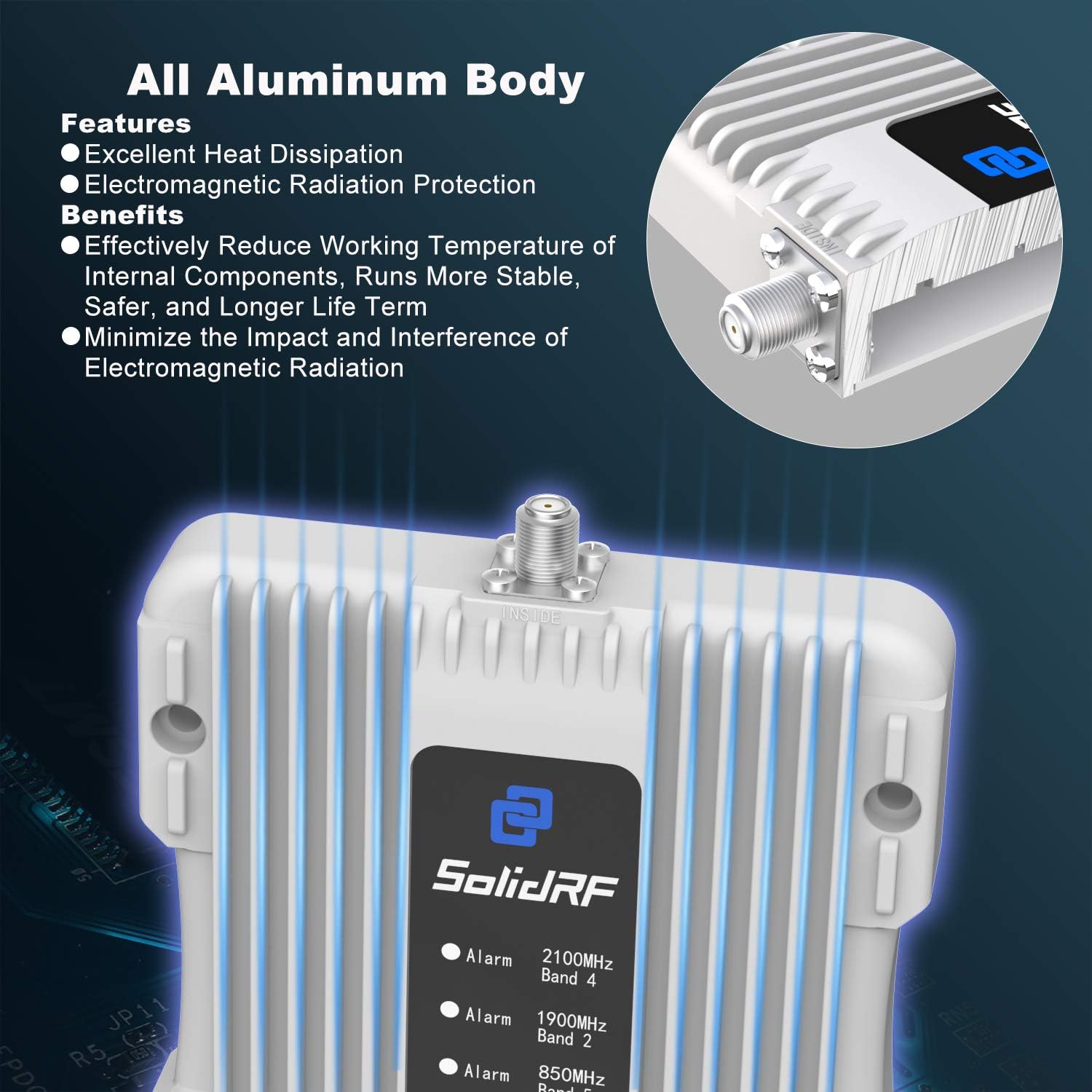 Rеvіеw SolidRF Cell Phone Signal Booster for Home, Convenience Store, Apartment, Workshop | Up to 3,000 sq ft Compatible for All U.S. Carriers