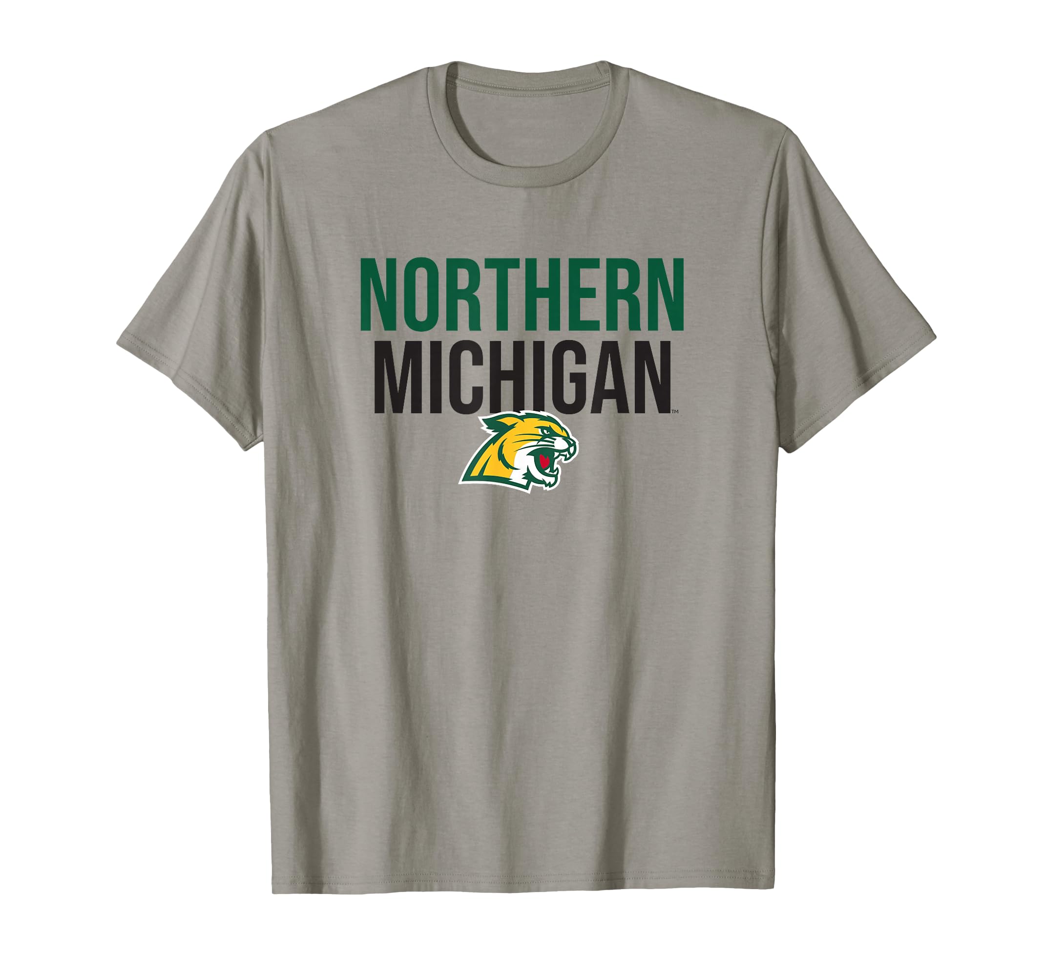 Northern Michigan University NMU Wildcats Stacked T-Shirt
