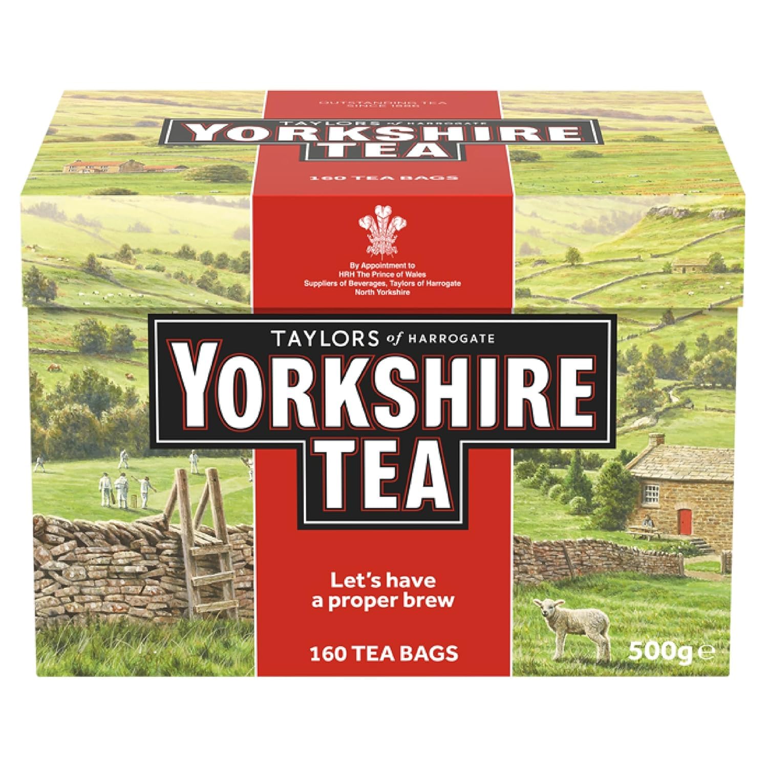 Yorkshire Tea, Red, Black Tea, Pillow Tea Bags, 160 Count (Pack of 1), Refreshing, Satisfying, and...