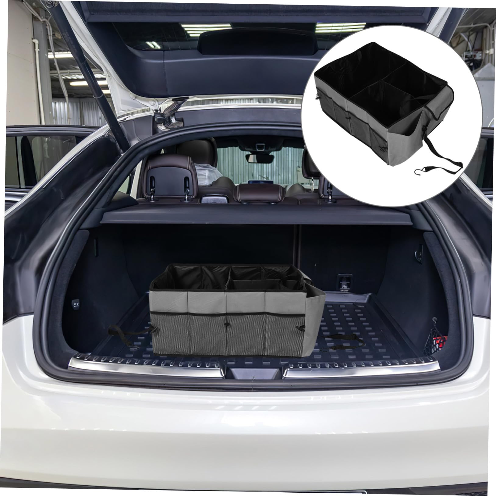 Gatuida Poliestere Organizer Multi-scomparto Bagagliaio in Pieghevole Auto