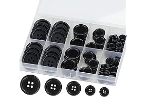 Pack of 100 Premium Resin Sewing Buttons: A Versatile Addition to Your Crafting Arsenal