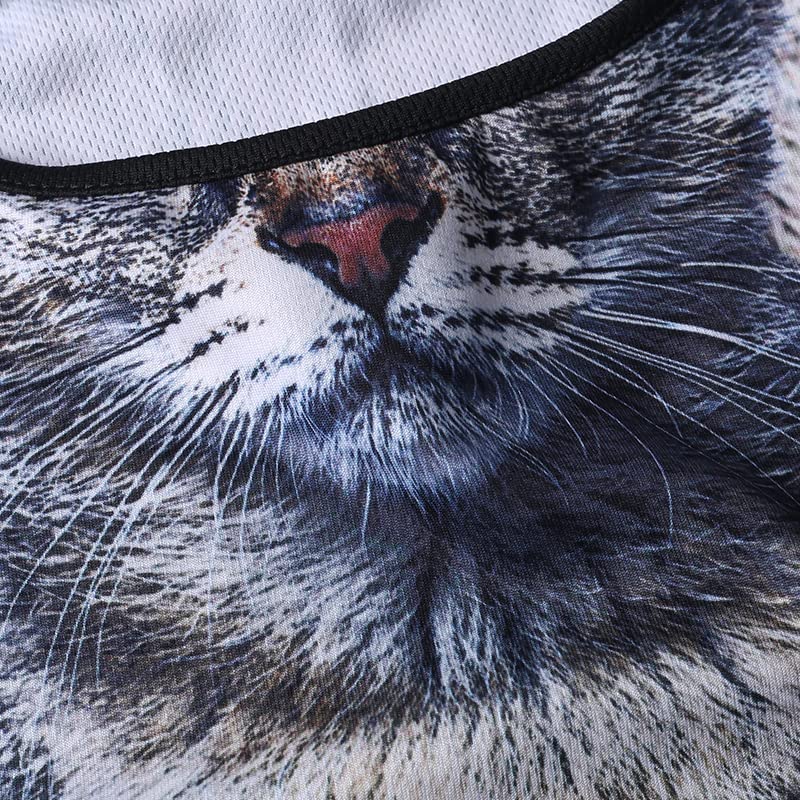Image of Cat Balaclava,Dog Balaclava,Halloween Hat,Cute Full Face Hood Mask Animal Ski Mask for Hiking Riding Sports Outdoor