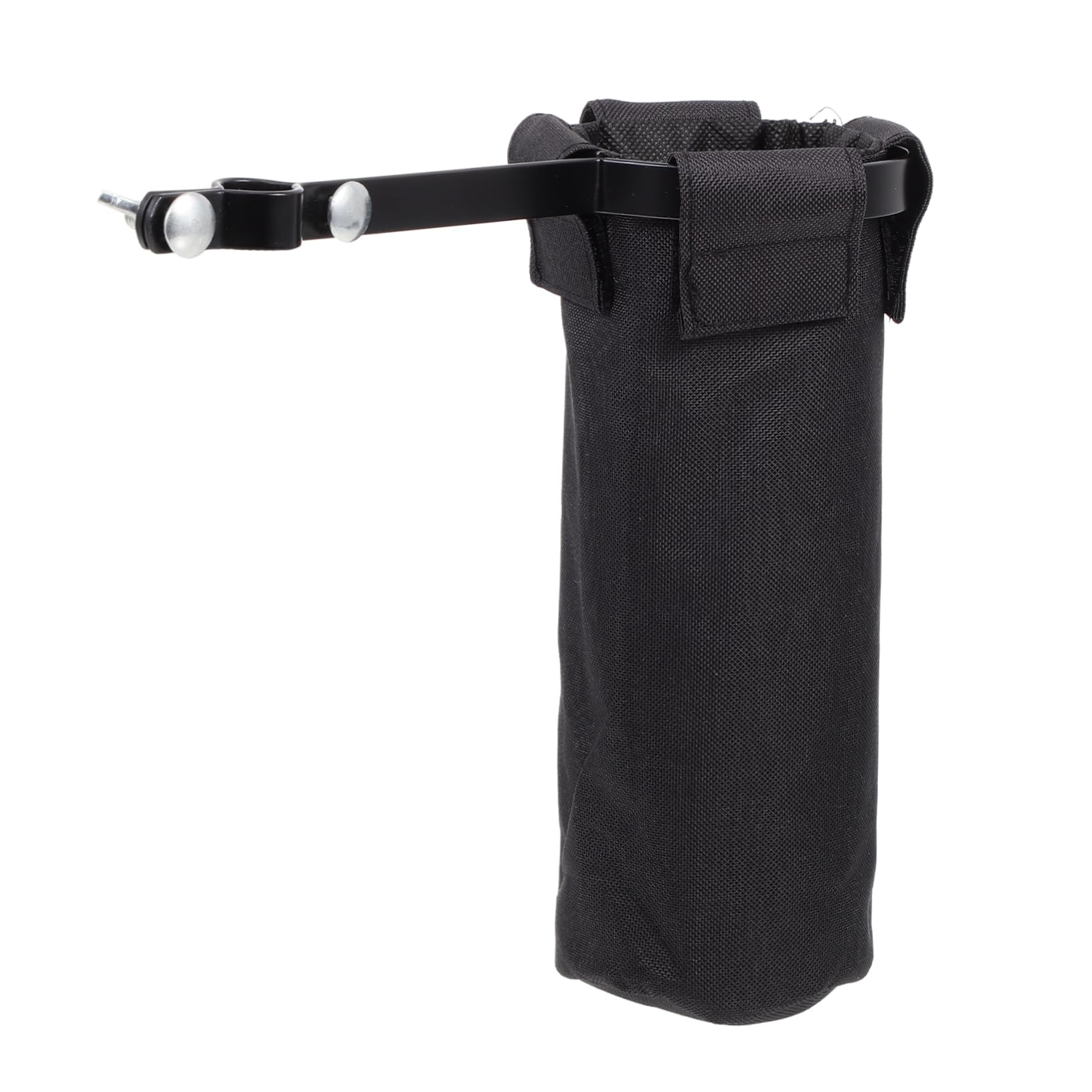Yardwe Elegant Oxford Drumstick Barrel Drum Stick Holder Bag for Drummers Black Sturdy Anti-wrinkle for Occasion