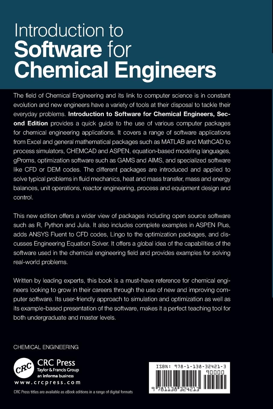Introduction to Software for Chemical Engineers, Second Edition