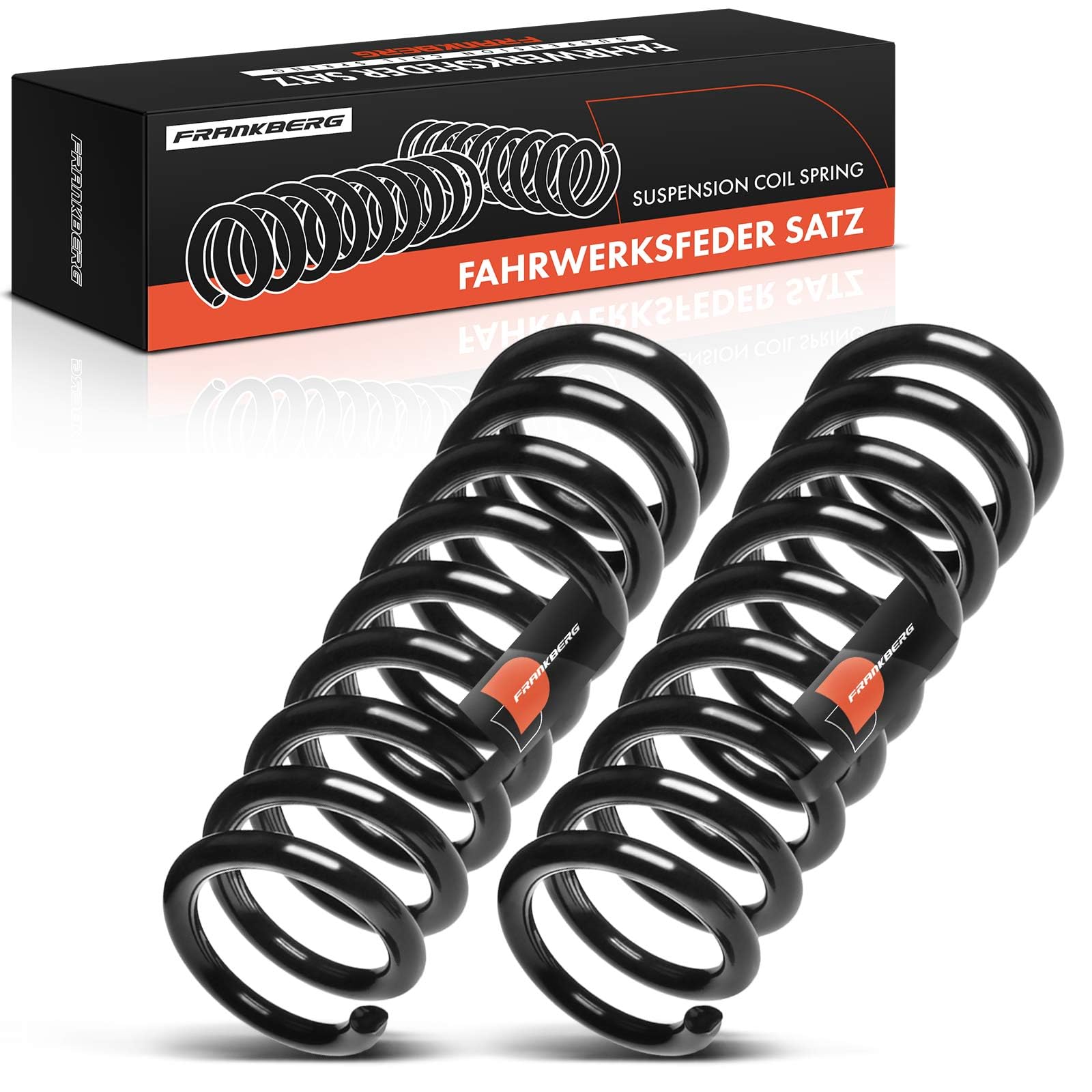 Frankberg 2x Federn Fahrwerksfeder Hinterachse Kompatibel mit W202 C180 C200 C220 C240 1994-2000 C208 200 230 320 1997-2002 A208 200 230 320 1998-2002