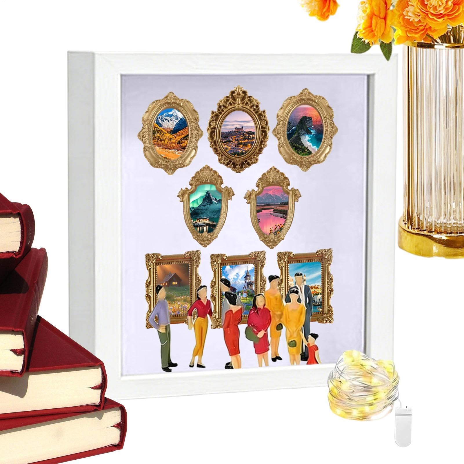 Cadre pour souvenirs de famille à offrir pour mariage, pendaison de crémaillère et fêtes