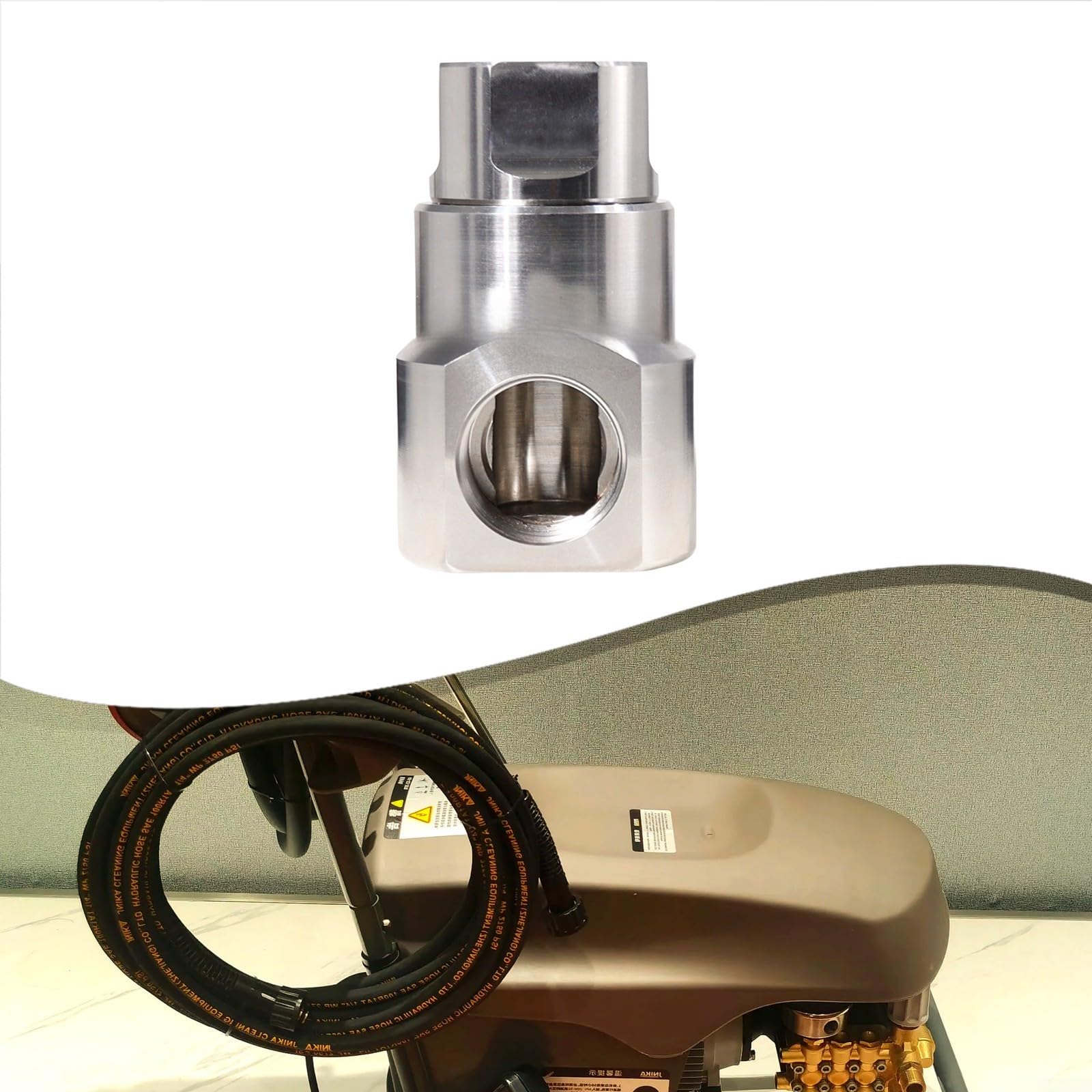 Junta giratoria resistente de 1 pulgada, construcción de acero inoxidable, compatible con rosca BSP, conector giratorio robusto para jardín y equipos de riego industriales
