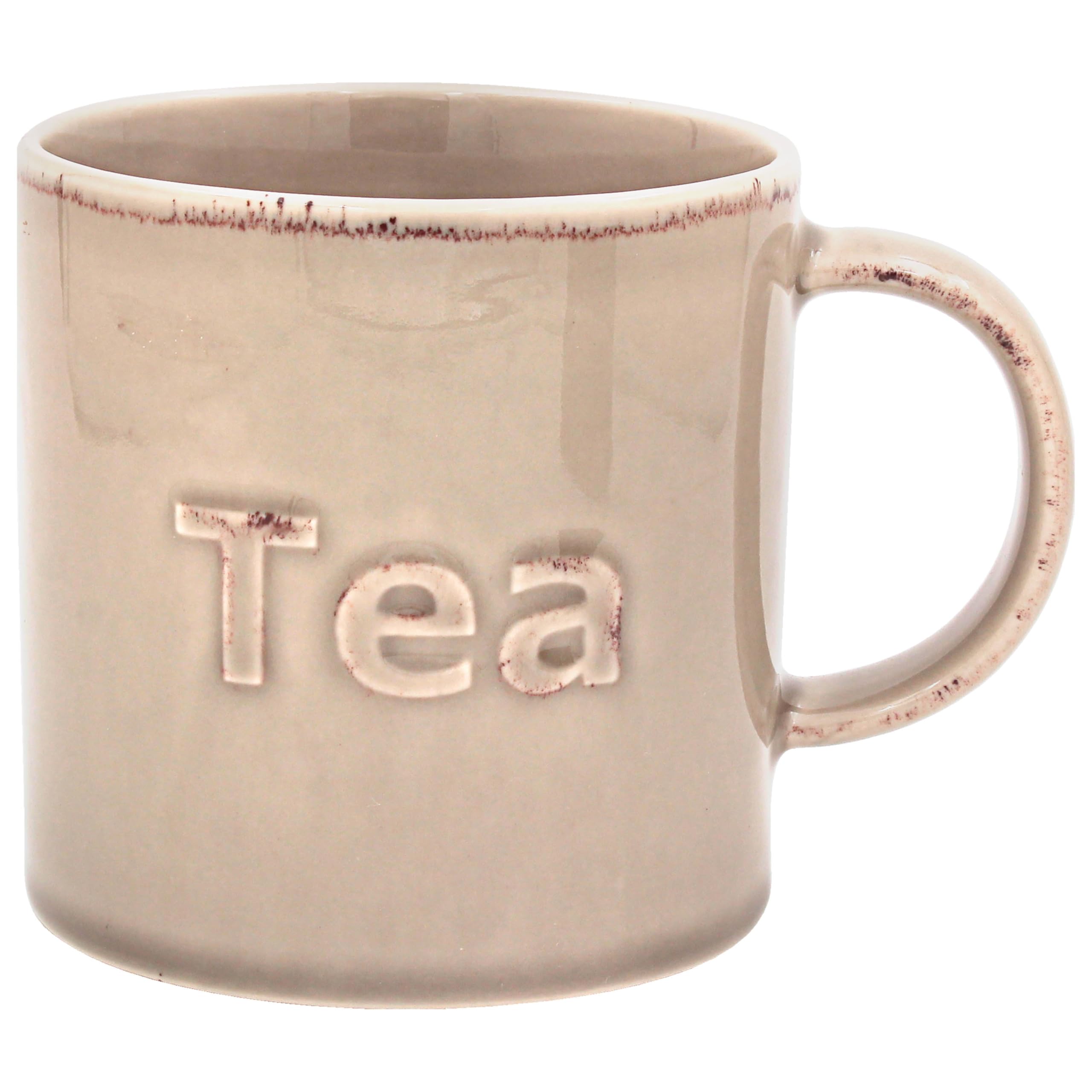 The Leonardo Collection Just Saying Tea Mug | Fun Everyday Coffee & Tea Cup | Large Bone China Style Mug for Home & Office | Giftable Drinks Cup for Tea & Coffee Lovers