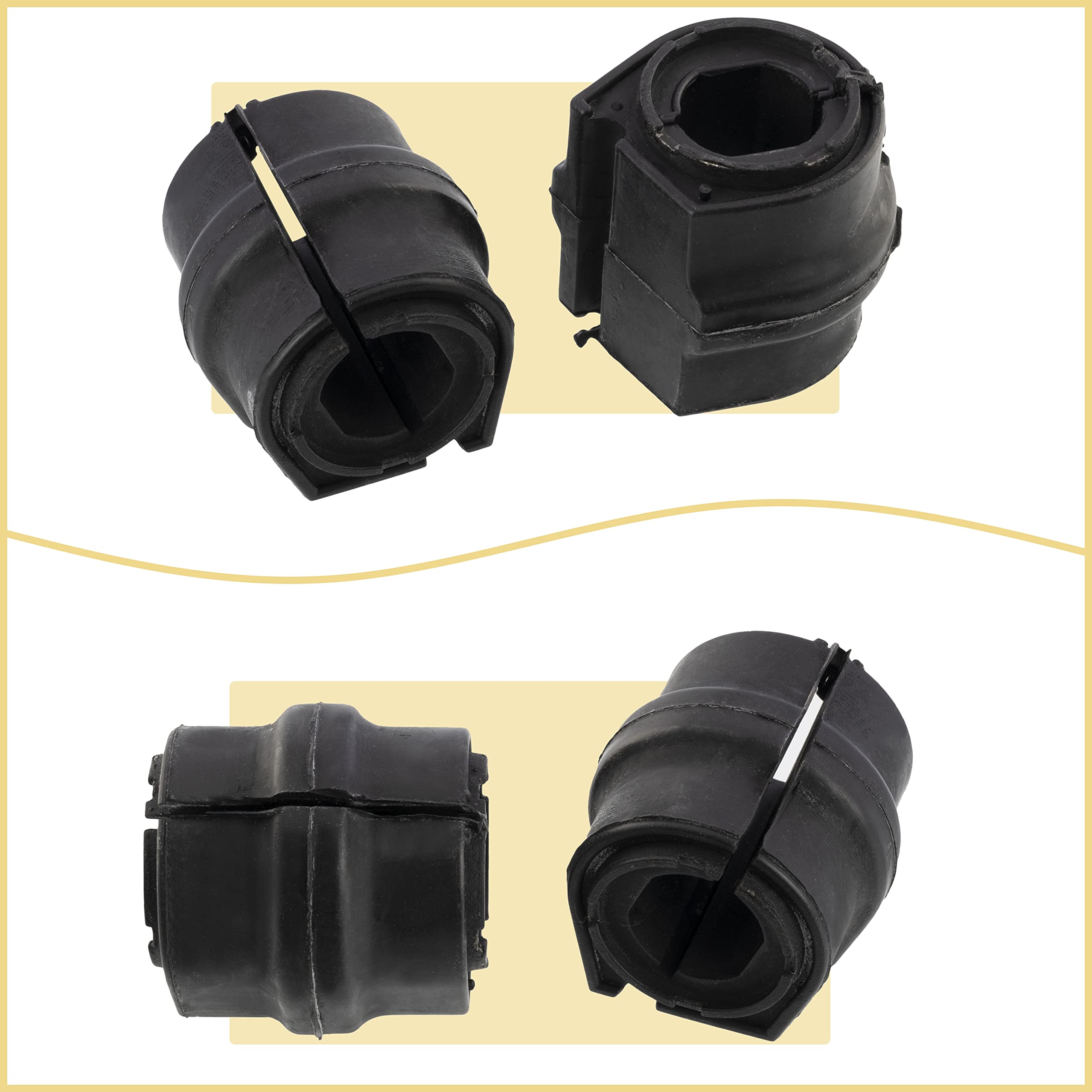 AERZETIX - C43302 - Lot de 2 Suspensions, stabilisateurs - côté de montage: des deux côtés de l'essieu avant - nombre par essieu: 2 - compatible avec 509489, 5094E3
