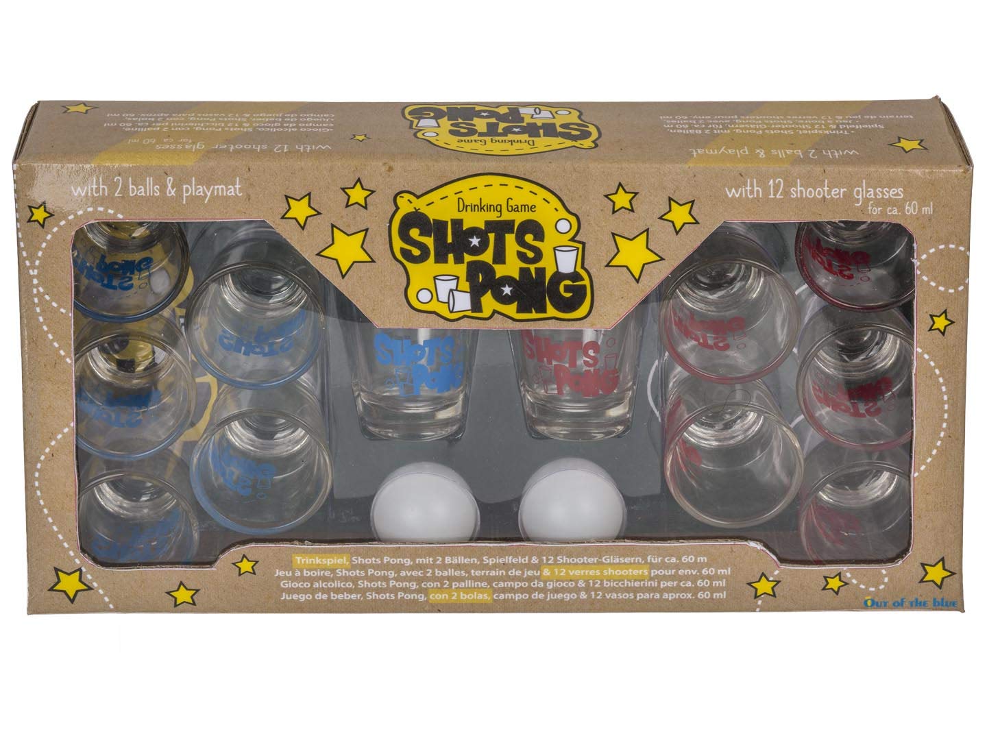 Fantastic gift present idea Great For Christmas, Birthday, Stocking Fillers, Secret Santa - Shots Pong Drinking gameA fun game for Adults Only - Ideal for Male, Female Collegues, Dads & Mums