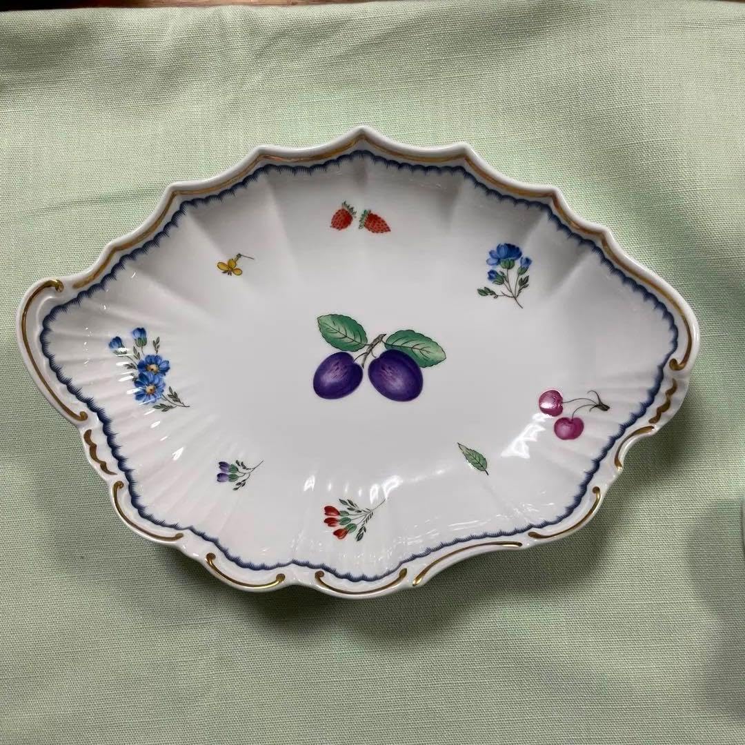 美品】リチャードジノリ イタリアンフルーツ シェル型 ディッシュ(RG-35)