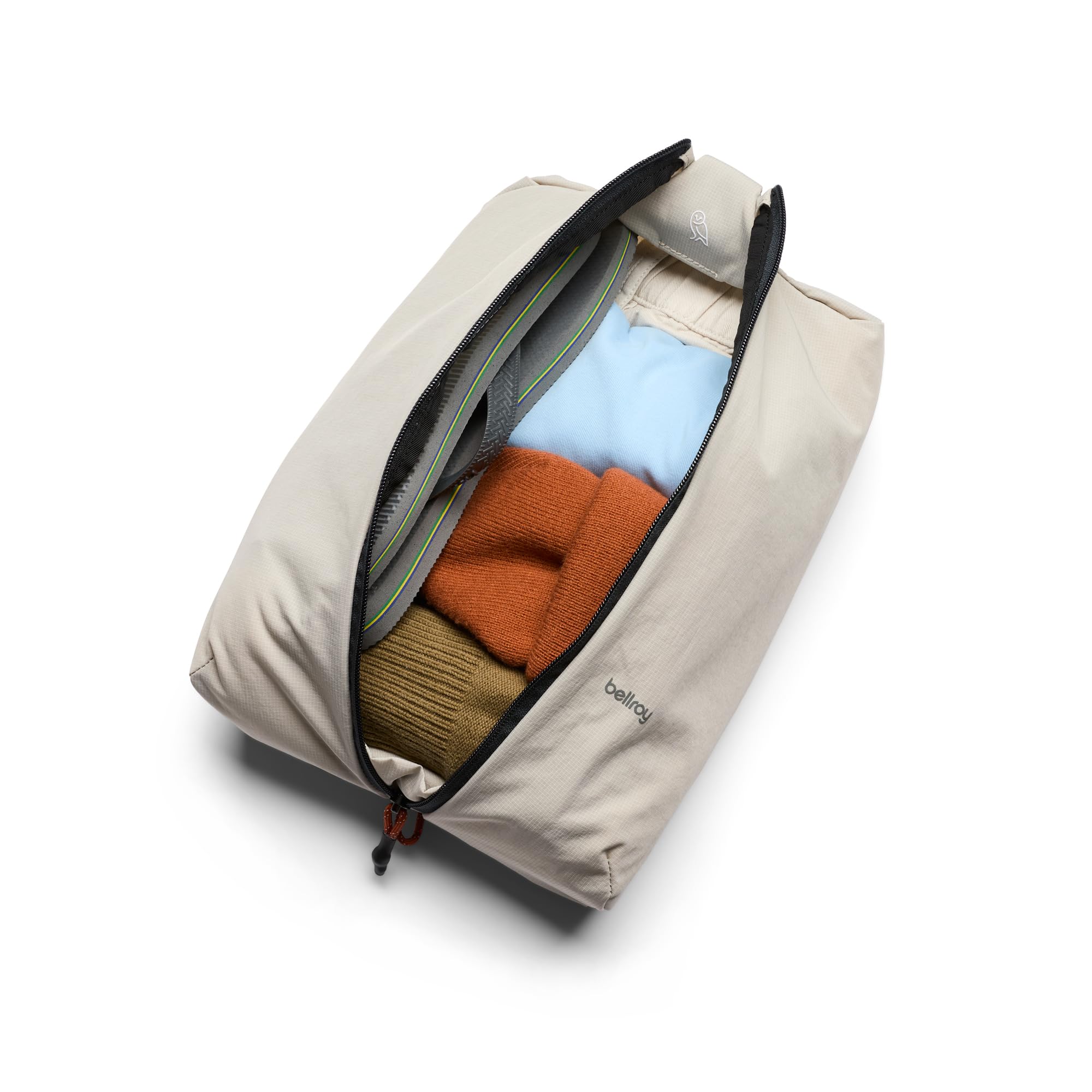 Bellroy Lite Packing Caddy 8 L (Organisateur de Bagage Agile zippé pour Petits et Grands Voyages) - Ash | Cube de rangement de voyage de 8 L et solution de rangement zippée pour les voyages près ou loin