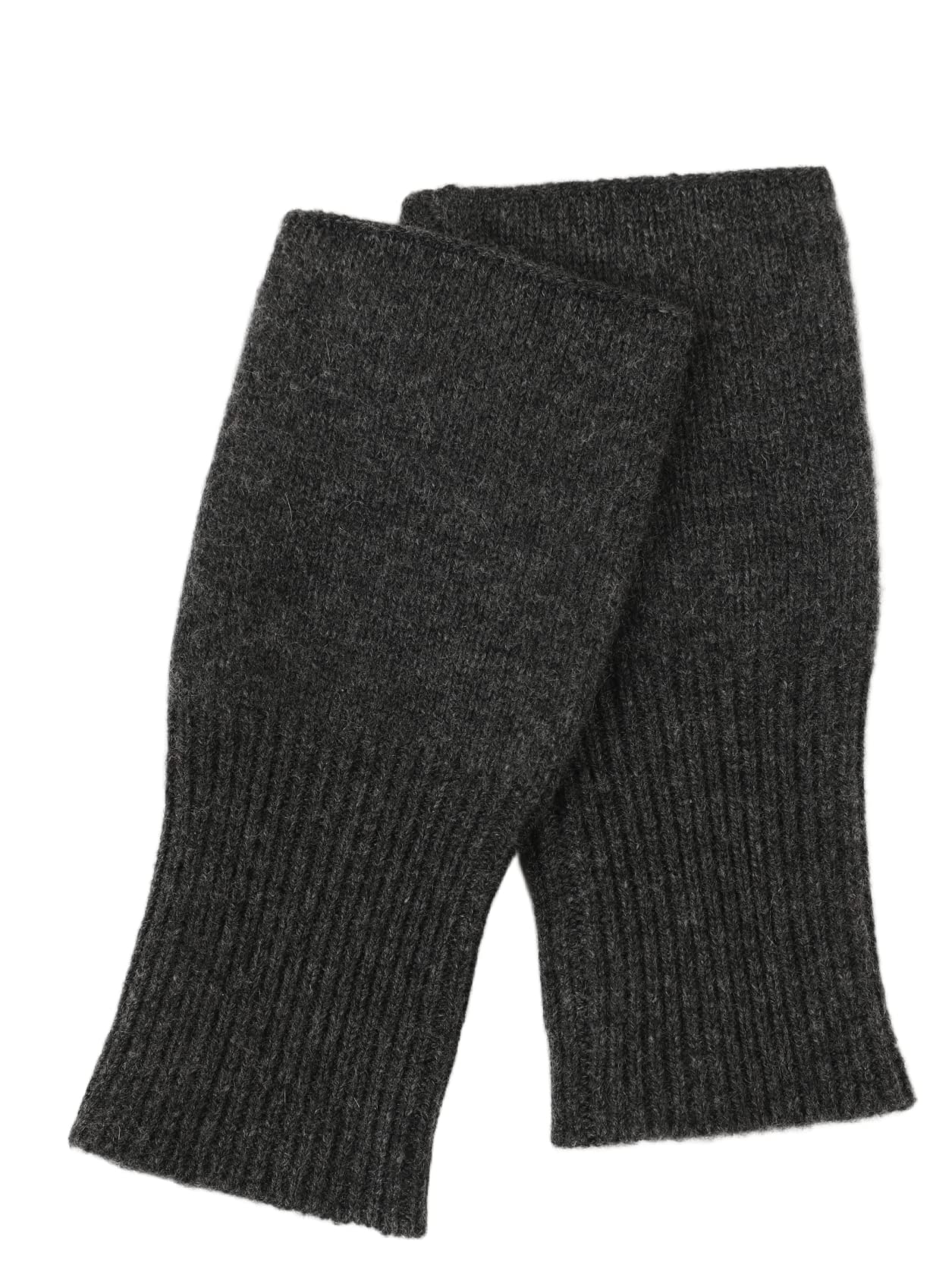 Kaschmir Pulswärmer Halb-handschuhe Fingerlose 2-fädige dick gestrickte