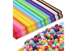 Lucky Paper Star Strips: 2060 Sheets for Creative Crafts