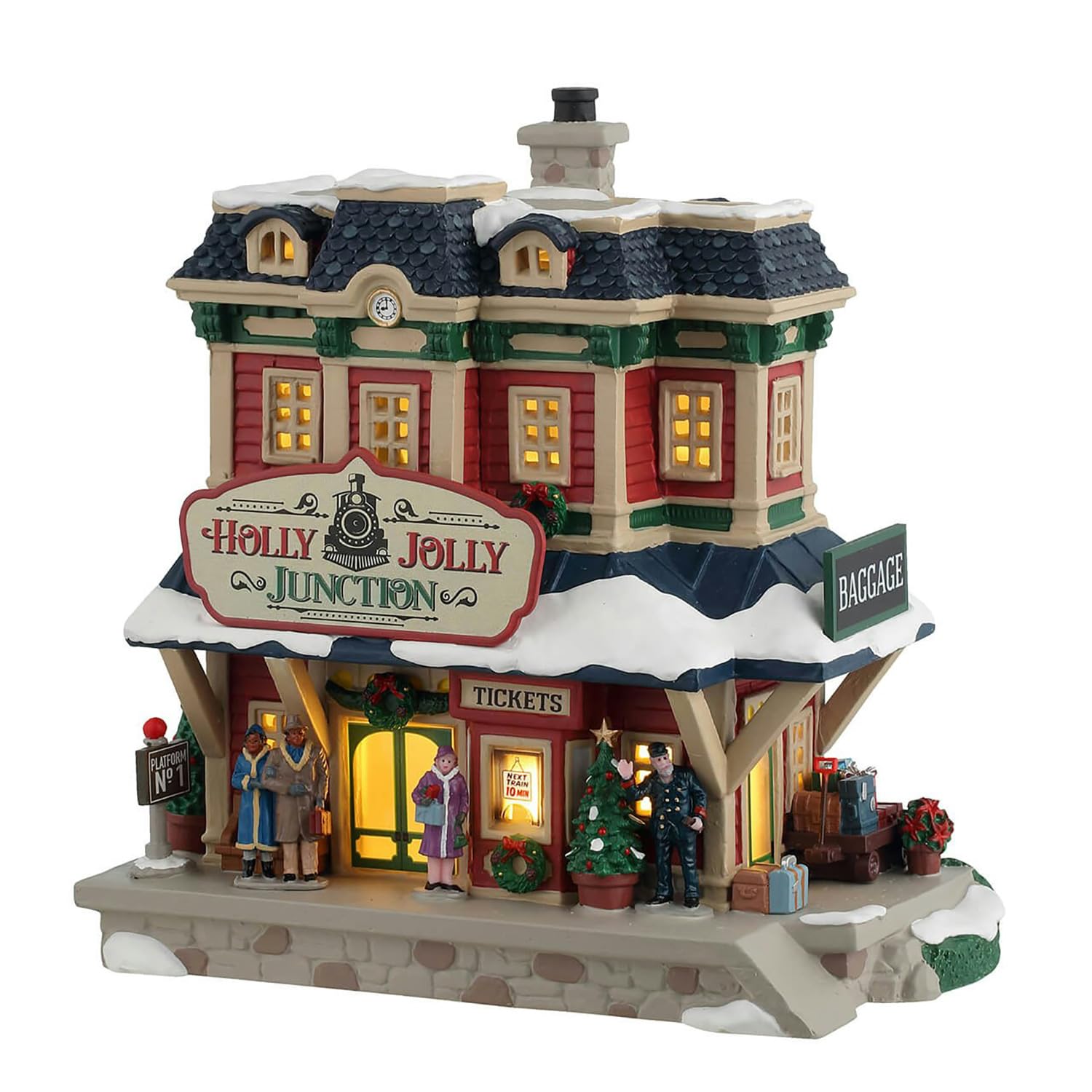 Amazon.com: Lemax Holly Jolly Junction, Lighted Buildings, #45274