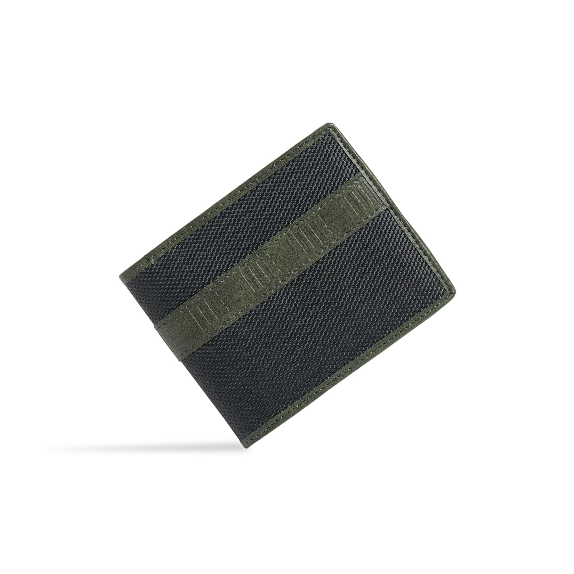 Zen Wallet for Men, Olive Green | Slim Bifold Premium Vegan Leather | 6 Card Slots, 2 Compartments, 2 Slip Pockets| Stylish & Durable Men Wallet | Perfect for Everyday Use-image-38