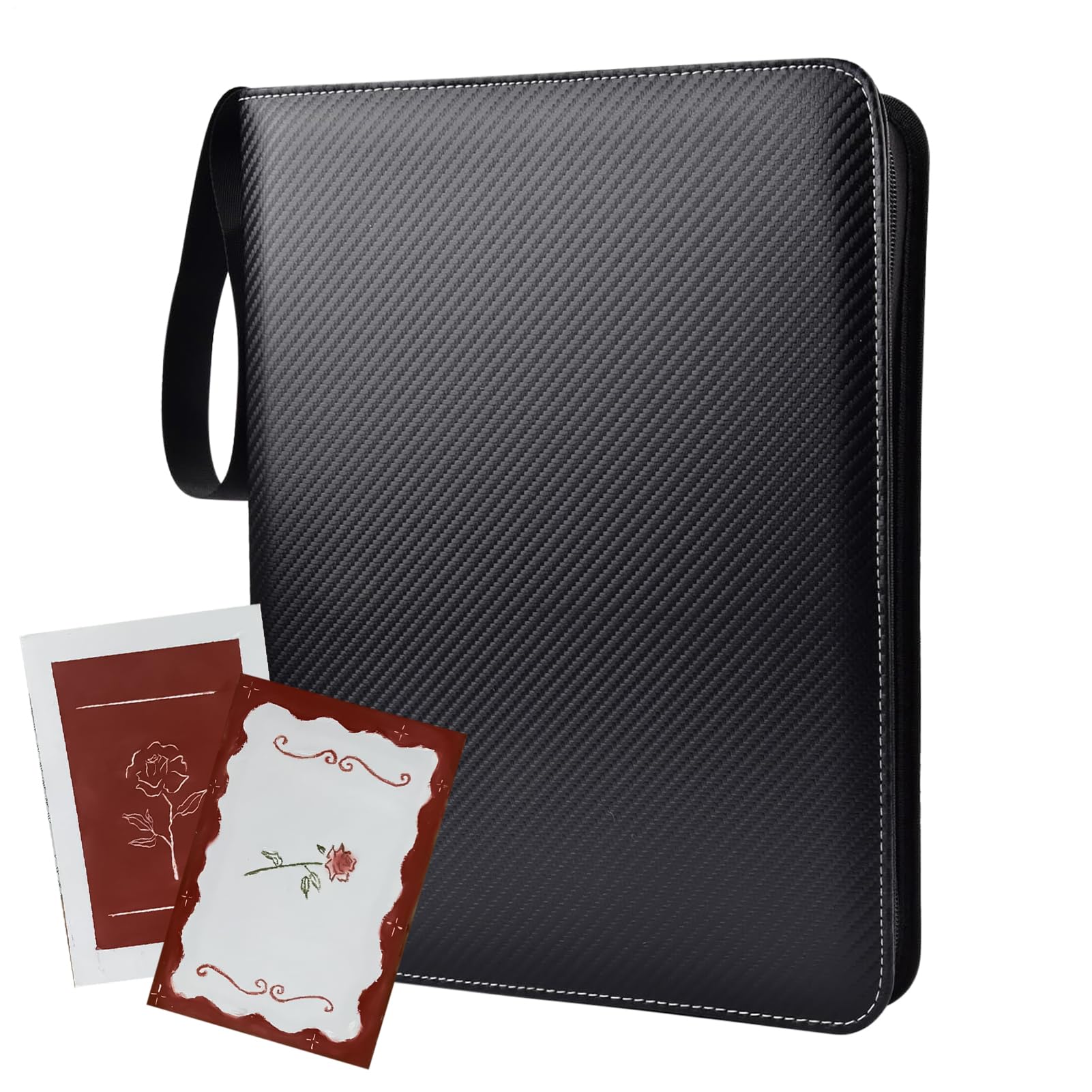 Raccoglitore Carte Collezionabili Album Organizer Espositore Photocard Da | Album Portacarte Sportive In Pu Organizer Archiviazione Esposizione Per Home Office Sport Fotocard Collezioni