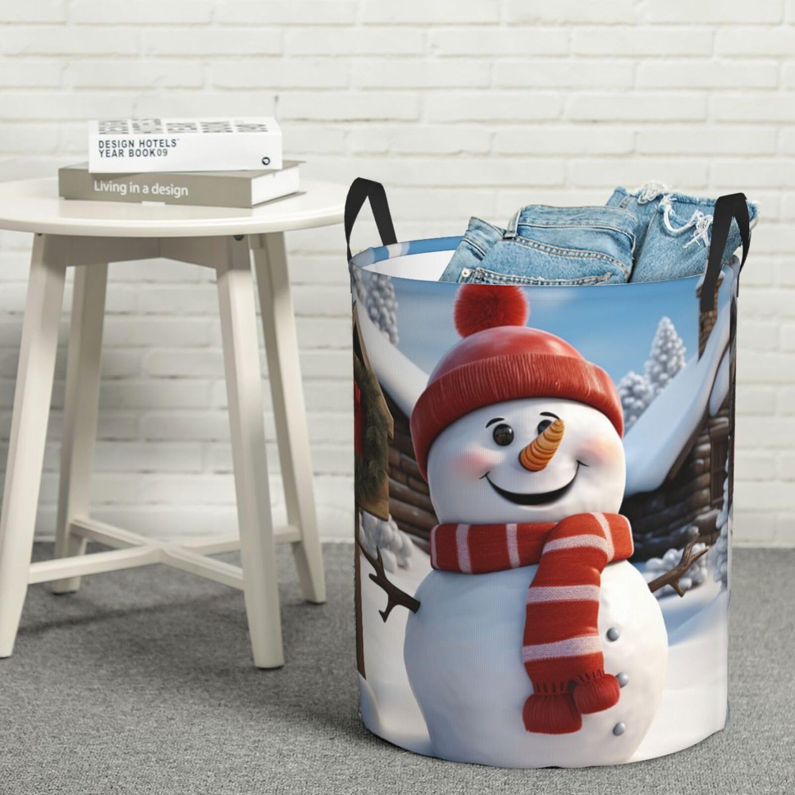 Grand panier de rangement pour couvertures haut de gamme et imperméable en taille M