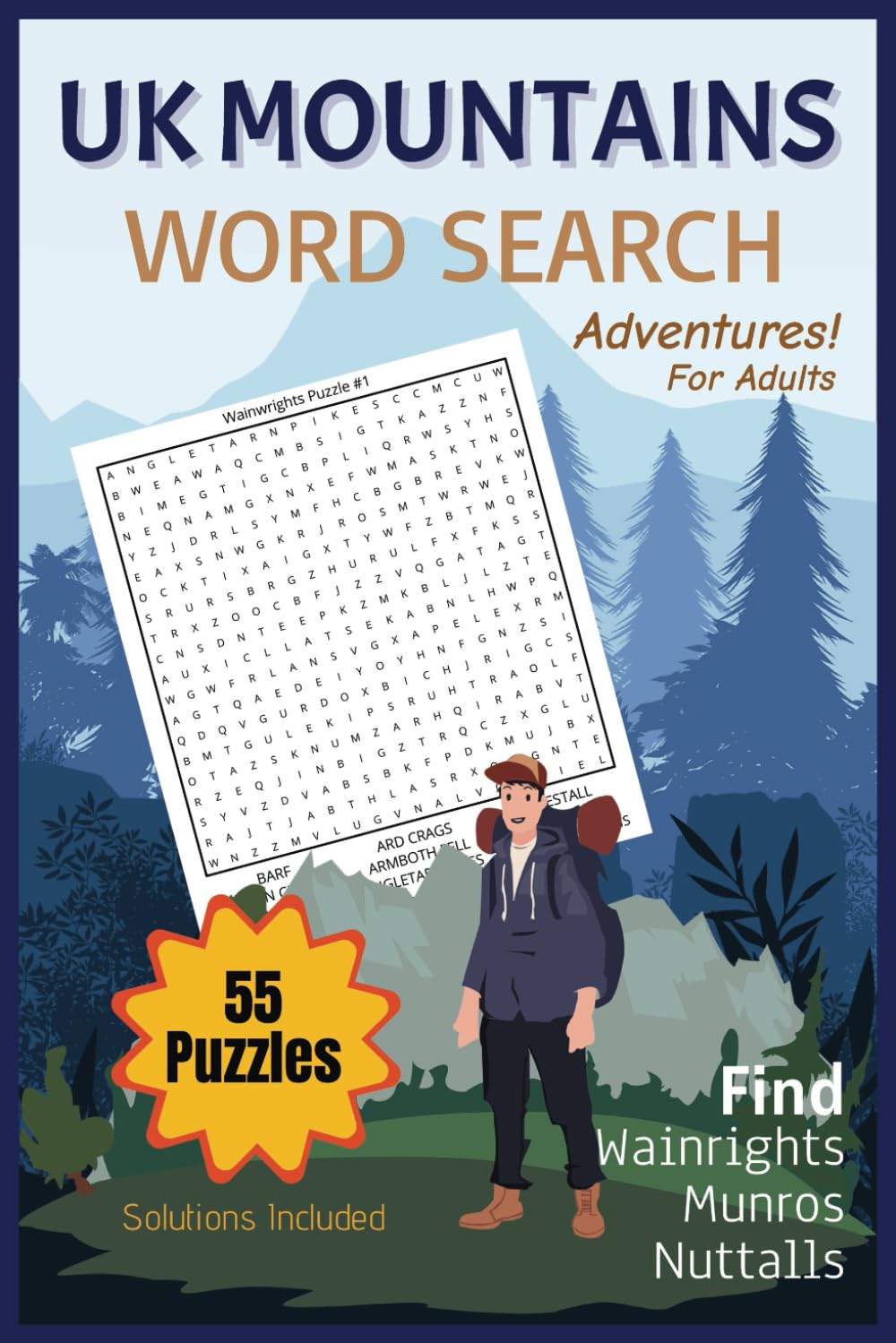 UK Mountains Word Search Adventures!