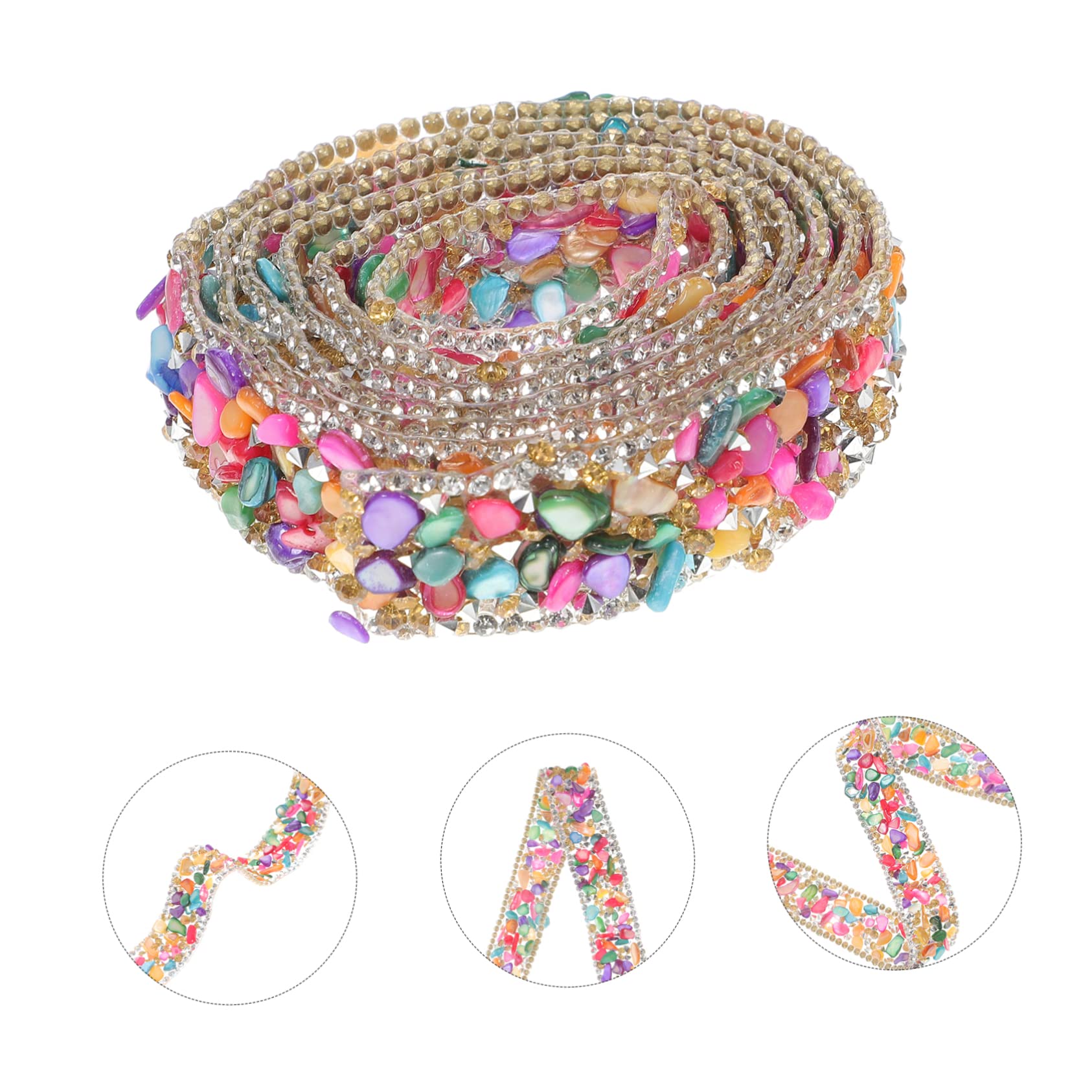 Operitacx 4rotoli Decorativo Per Passamaneria Versatile Per Decorazioni Abbigliamento Accessori e
