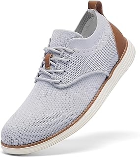 Chaussures d'été respirantes pour homme - Chaussures basses légères à lacets - Chaussures d'été Oxford - Baskets tricotées décontractées