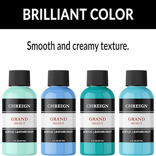 Miniatura 2 de Pintura acrílica para cuero, color marrón medianoche, pintura personalizada, zapatos, zapatillas y bolsas de 1 oz.