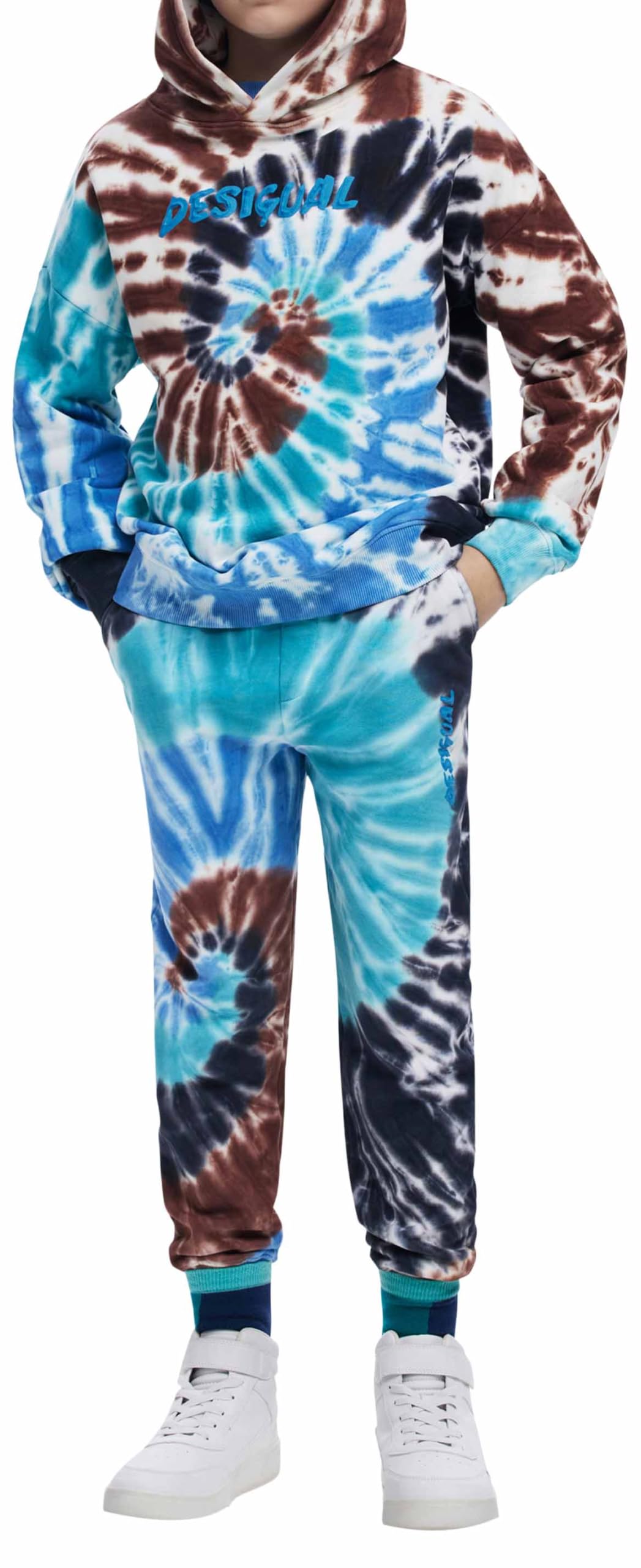 Desigual Sweat_Tie Dye, 2000 Negro, 9/10