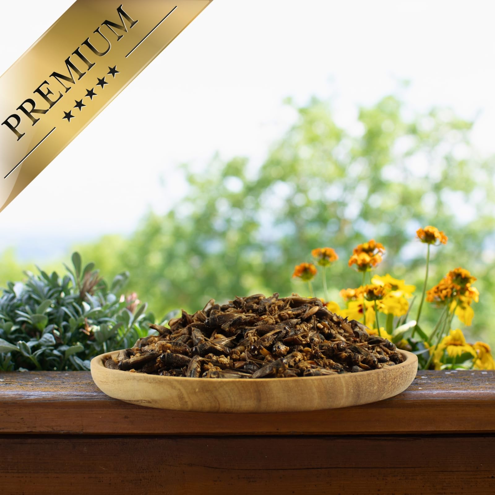 Lyra Pet® 10 kg Heimchen getrocknet Vogelfutter Wildvögel Nager Reptilien | Reich an Proteinen & Mineralien - Nährstoffreiche Ergänzung zum Hauptfutter - Idealer Energiespender - Natürliches Futter