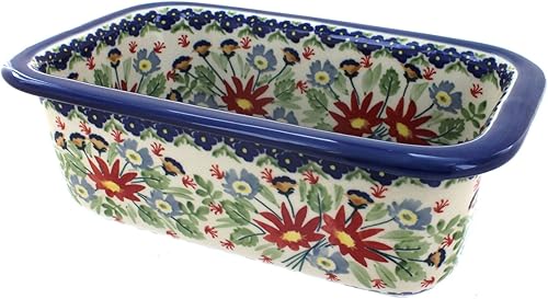 Miniatura 5 de Blue Rose Polaco Cerámica Azul Violeta Pan Panadero