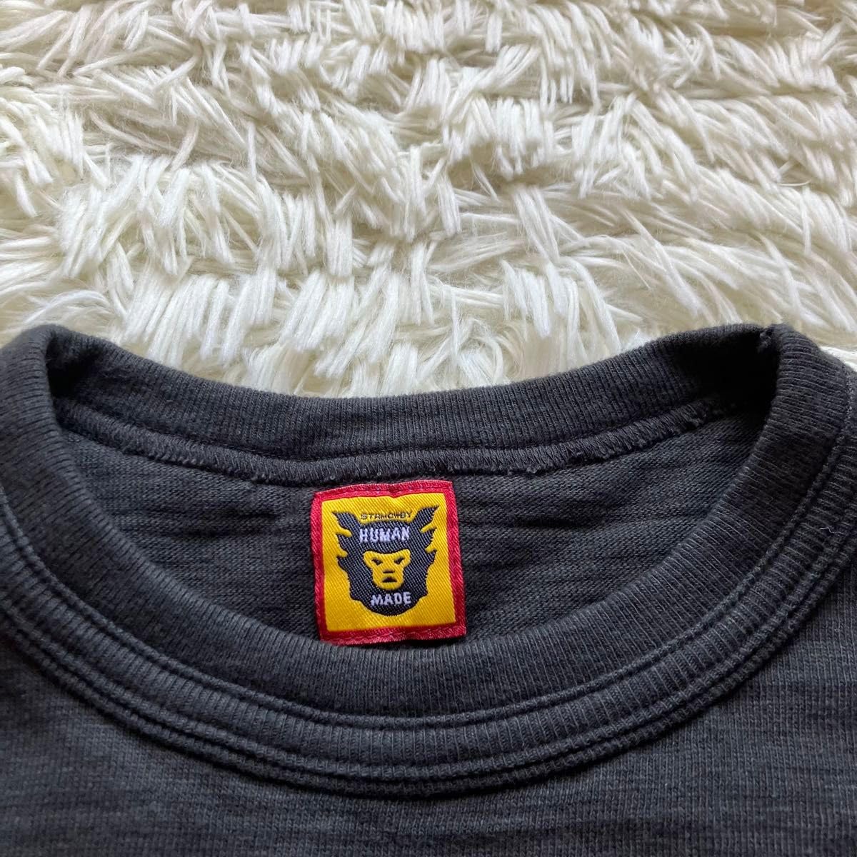 HUMAN MADE ブラック バックプリント ダックTシャツ Amazon.co.jp: 袋付 ヒューマンメイド ダックグラフィック tシャツ