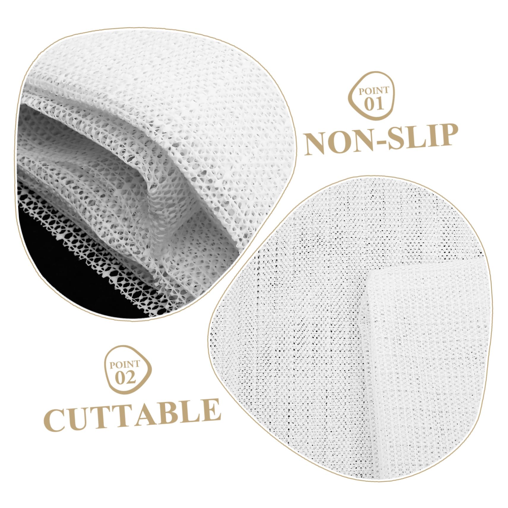 ABOOFAN -Tapis Antidérapants PVC Coussin Antidérapant pour Canapé Tapis sous Tapis Confortable pour Salon et Lit