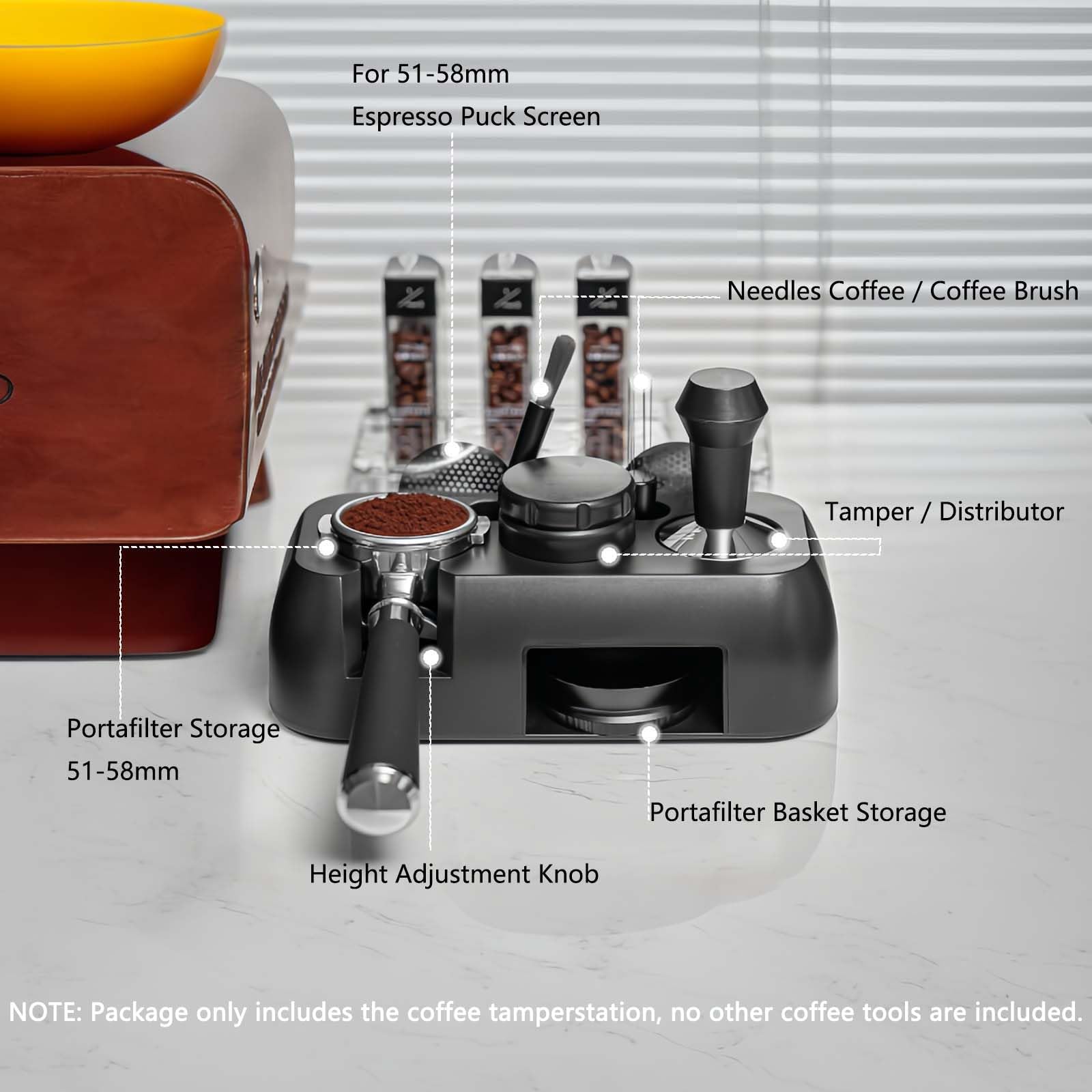 Station De Bourrage De Café Universelle, Support De Bourrage En ABS