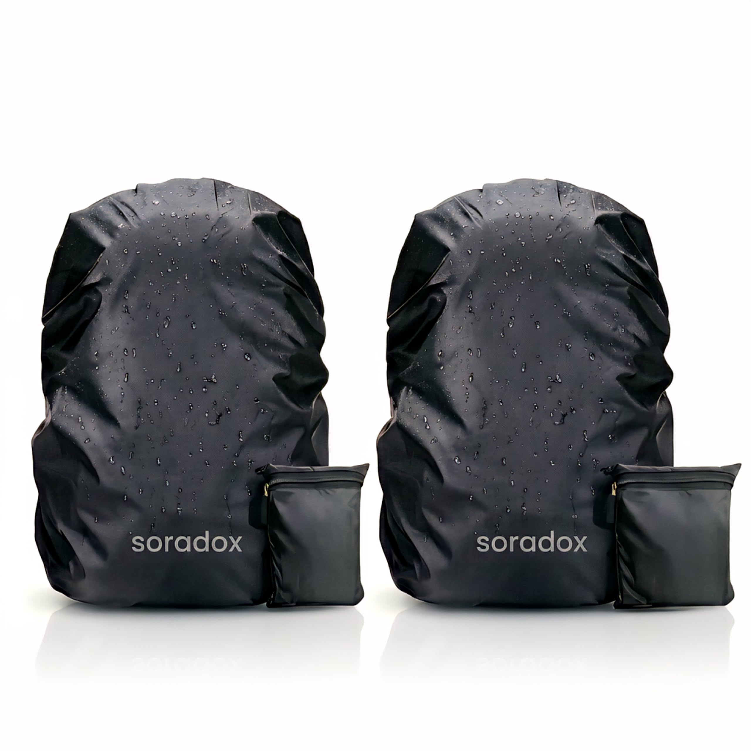 soradox Waterproof School Bag Rain Cover, Lightweight with Zip Pouch | 100% Waterproof, Tear-Resistant, Stretchable Fit, Zip Pouch Included, Kids School Use-picture-33