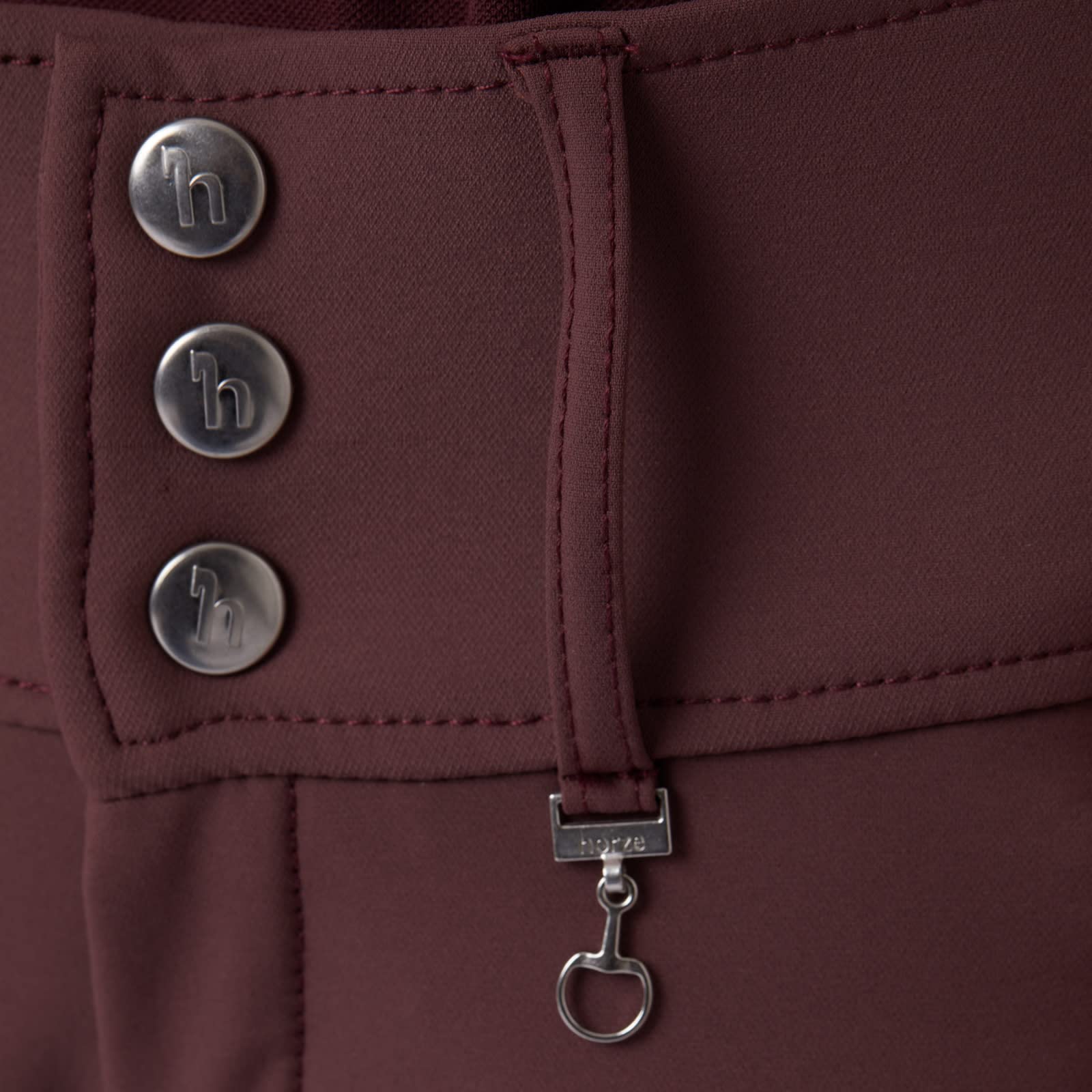 HORZE Pantalones de Montar con Asiento Completo y Cintura Alta para Niños Andrea