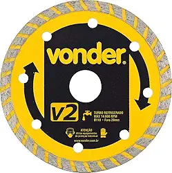 Disco de Corte Diamantado, Furo de 20 mm, Turbo, V2
