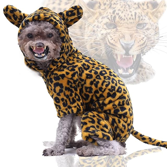 XIAOYU Ropa para Mascotas Cachorro Perro Gato Sudadera con Capucha suéter cálido Disfraz hallowween Cosplay…