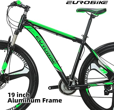 EUROBIKE Mens Mountain Bike, YH-X9 Mountain Bike 29 inch, 19 inch Aluminum Bikes for Men 29er, Mens Bicycle