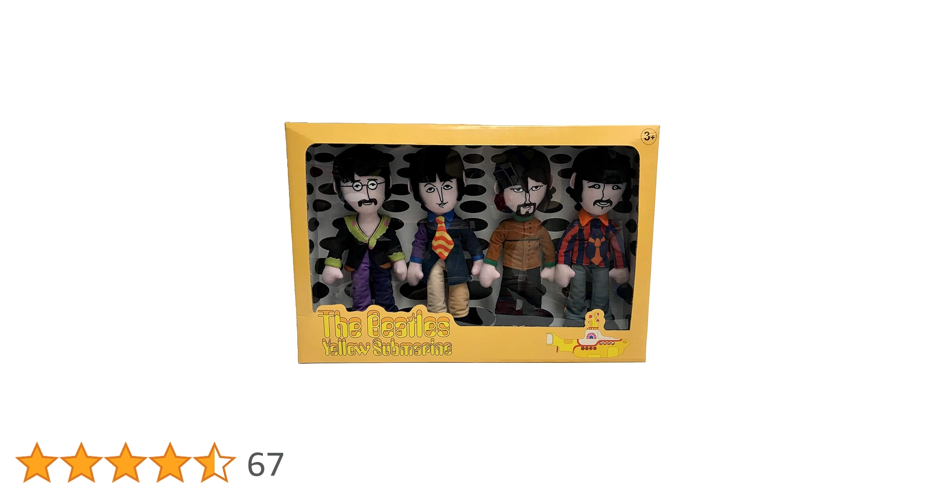Amazon.co.jp: Beatles 4 Band Member Plush Box Set : The