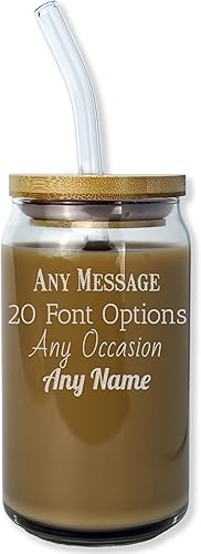 Vaso de cerveza grabado personalizado de 16 onzas, regalos de Navidad grabados personalizados para hombres, regalos de cumpleaños para papá, regalos