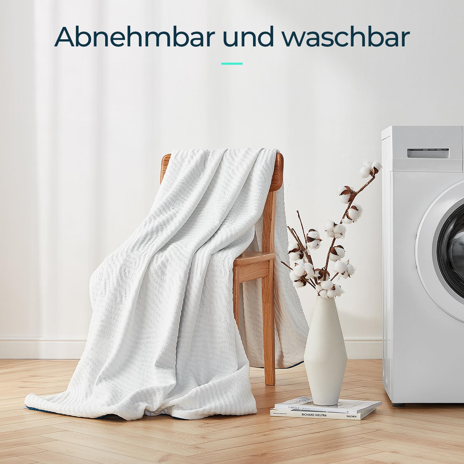 LINSY HOME Matratzentopper Gel Topper 90x200cm,7,5cm Höhe Topper aus Gel Memory Foam, H2/H3 Härte Gel Matratzentopper, mit Waschbarer Tencel™-Bezug