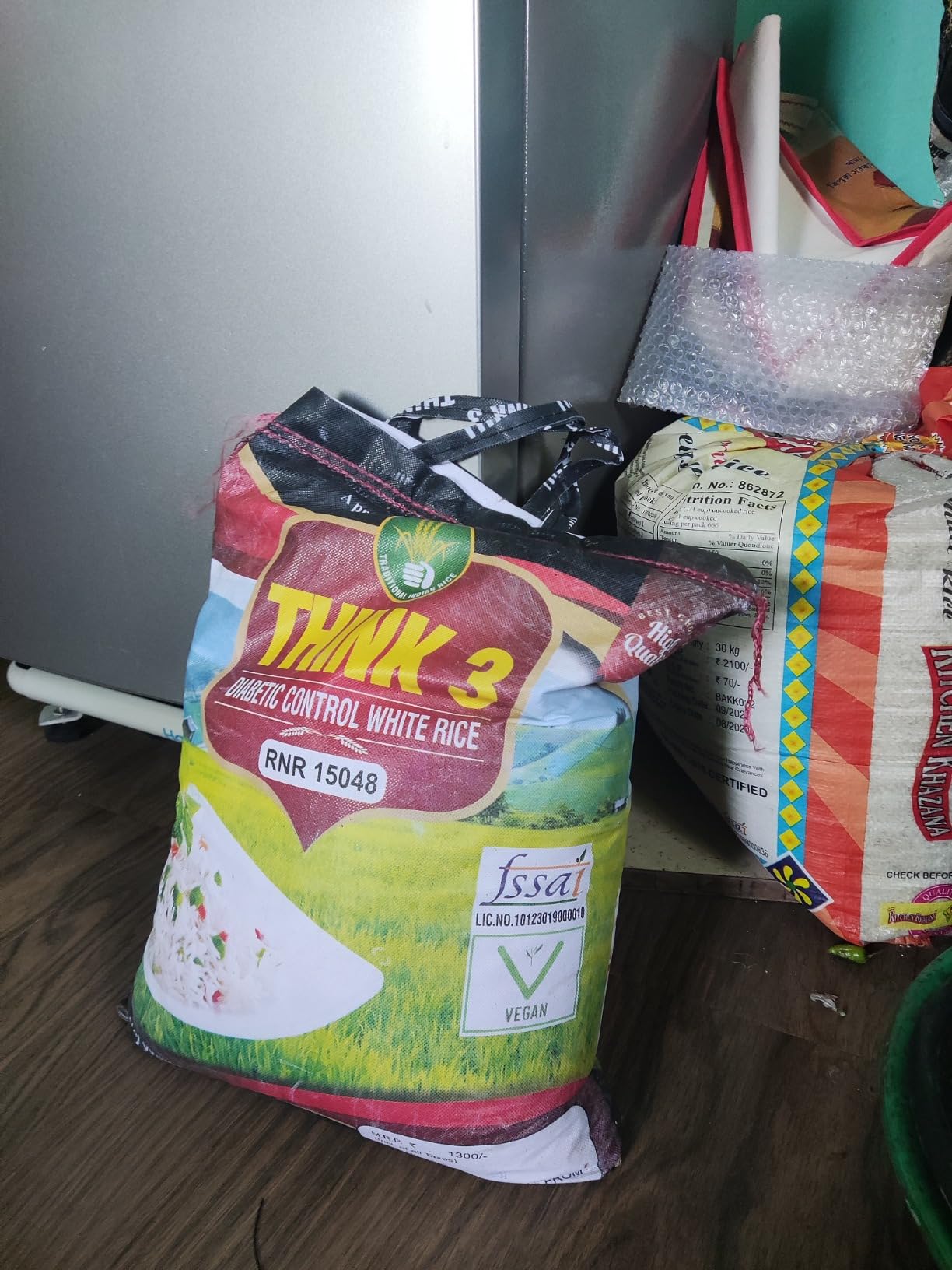 THINK3 Diabetic Control White Rice RNR 15048 with Low glycemic Index (4 ...