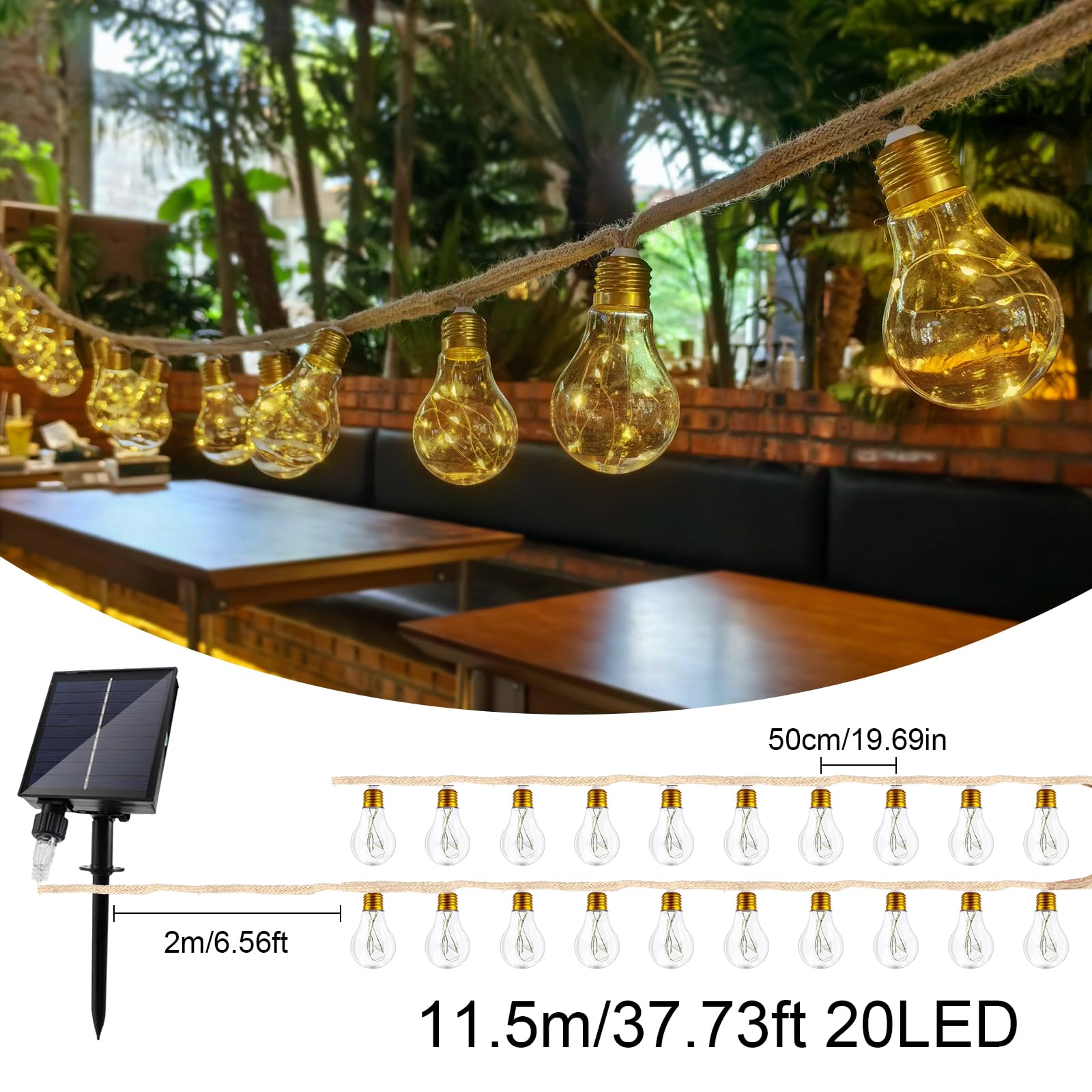 JIMACRO Solar Lights Outdoor Garden - Image 2
